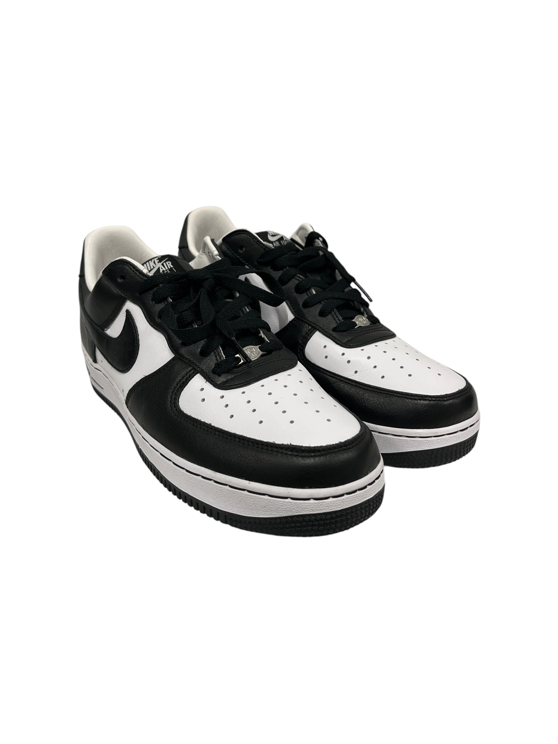 NIKE/AIR FORCE 1 LOW QS TS/Low-Sneakers/US 11/Leather/BLK/FJ5756-100 view 1