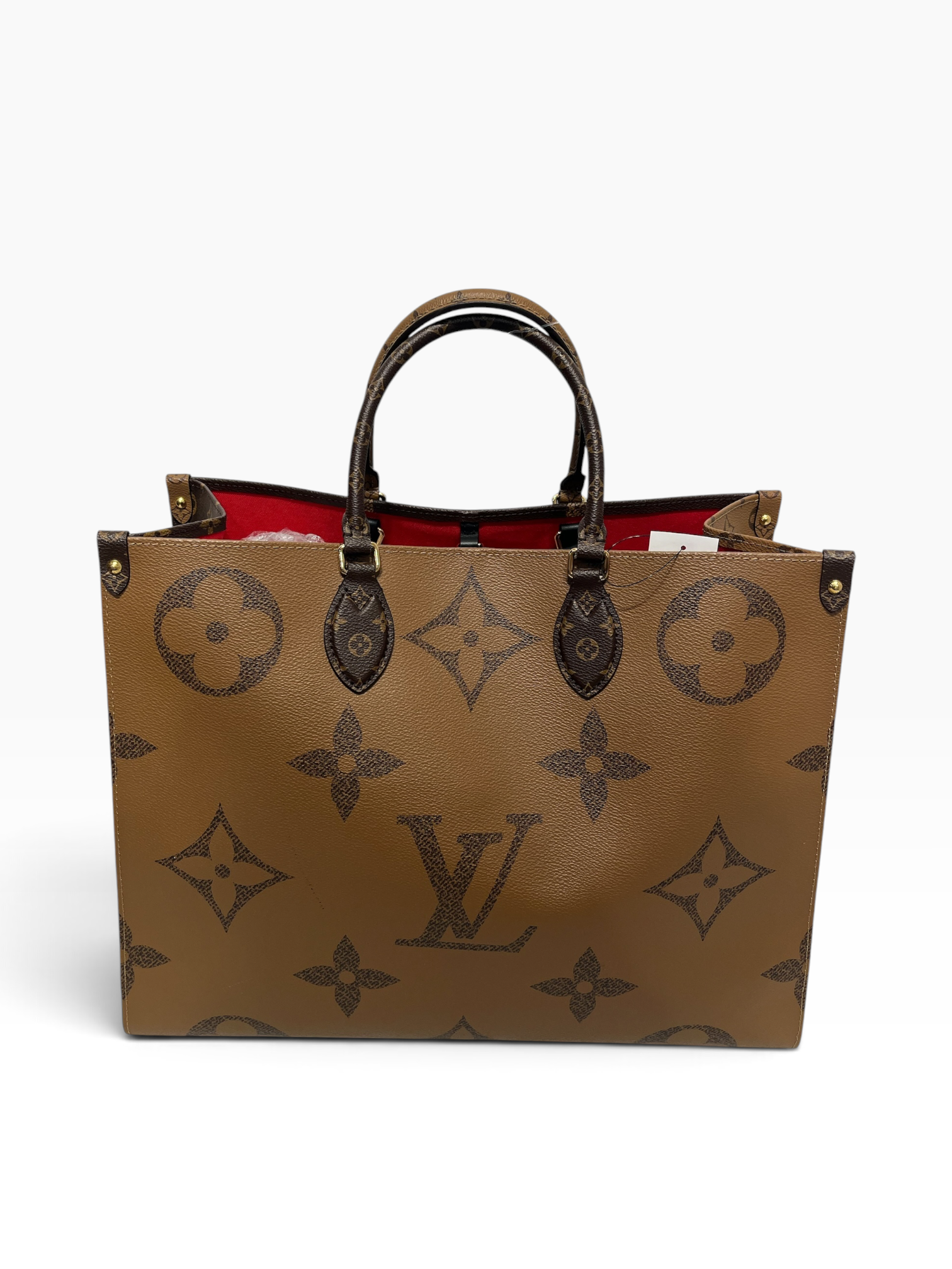LOUIS VUITTON/Hand Bag/Monogram/Leather/CML/OnTheGo Tote view 4