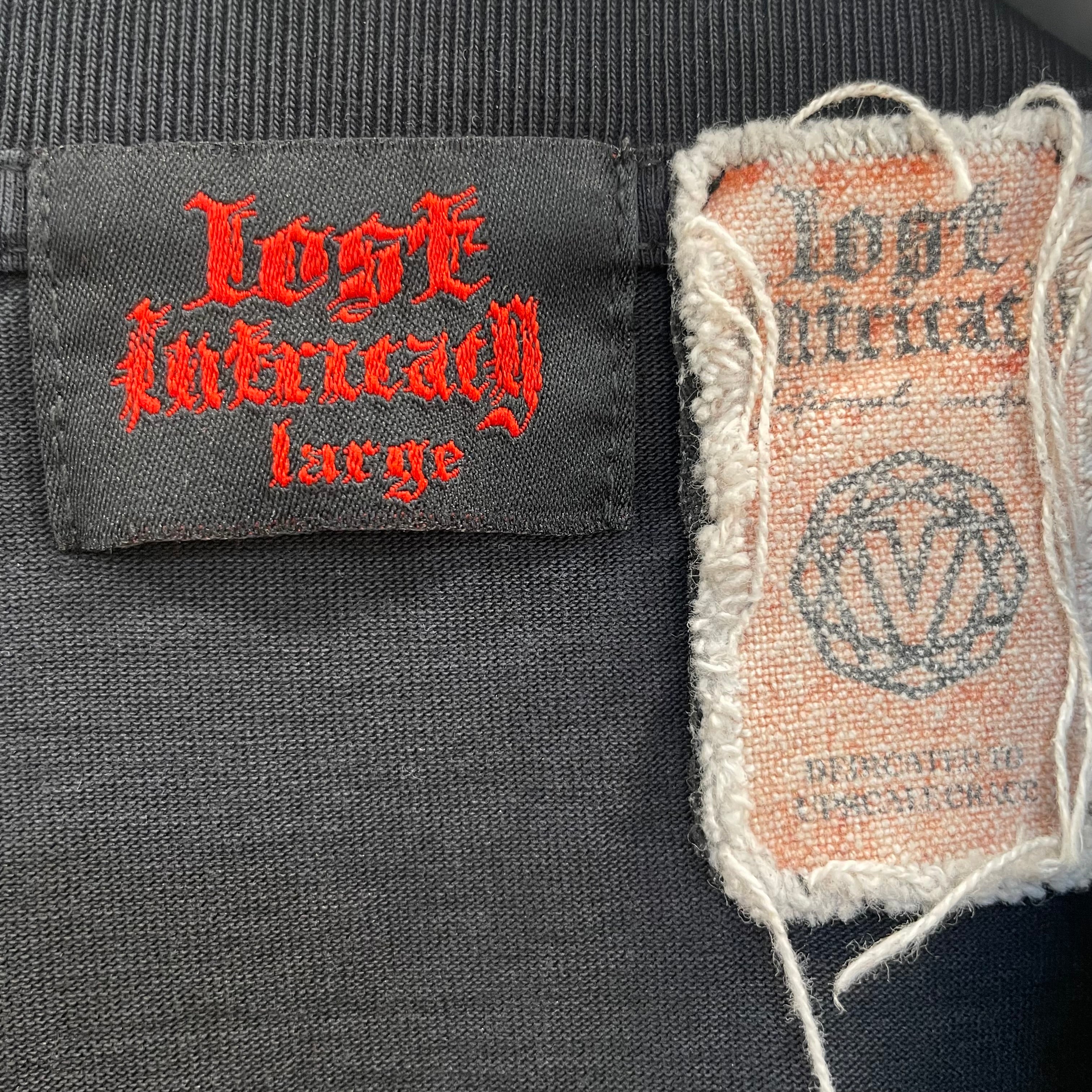 LOST INTRICACY/LS T-Shirt/L/Cotton/BLK/lost intricacy devil/angel view 5