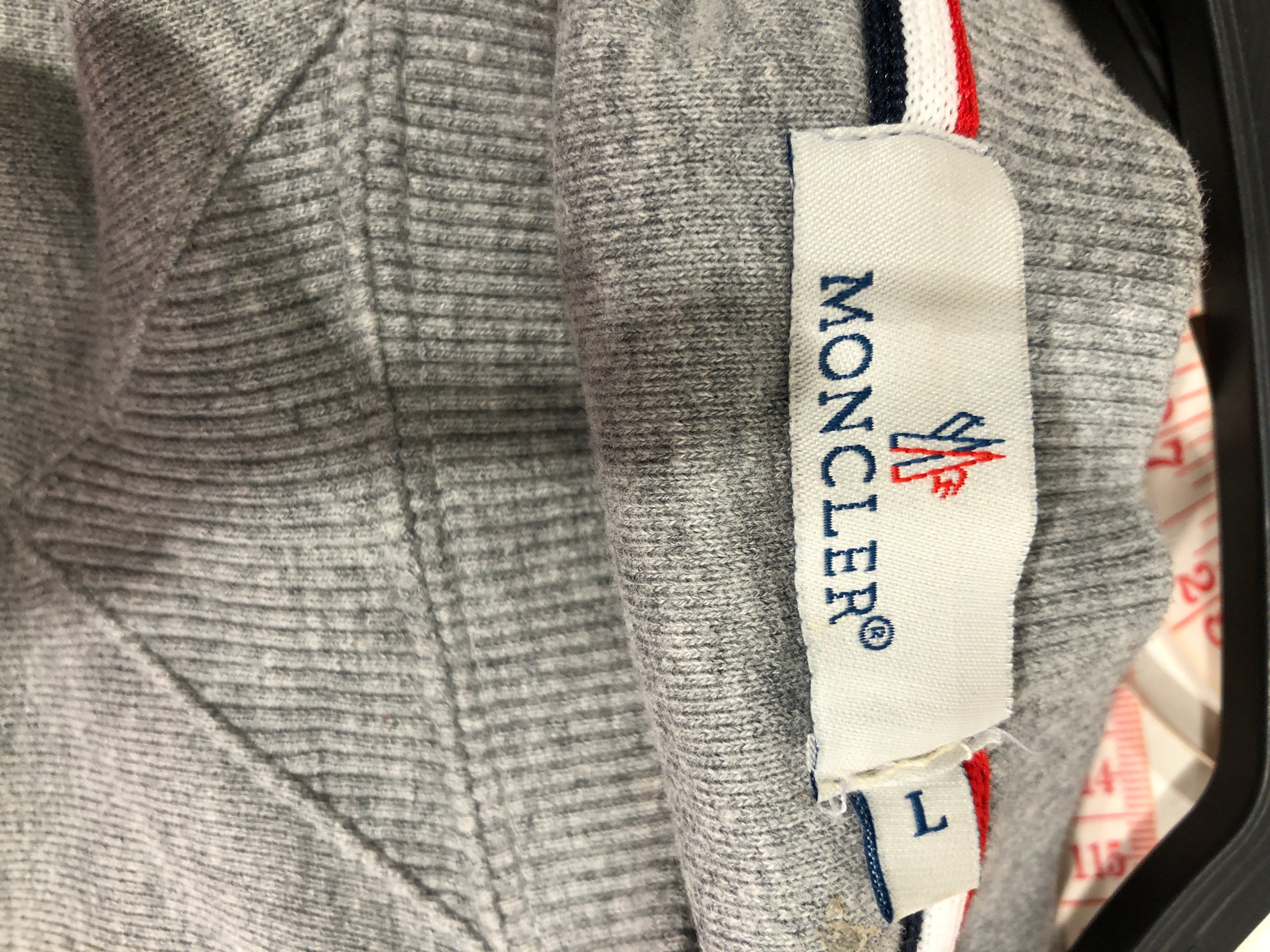 MONCLER/Sweater/L/Cotton/GRY/ view 3