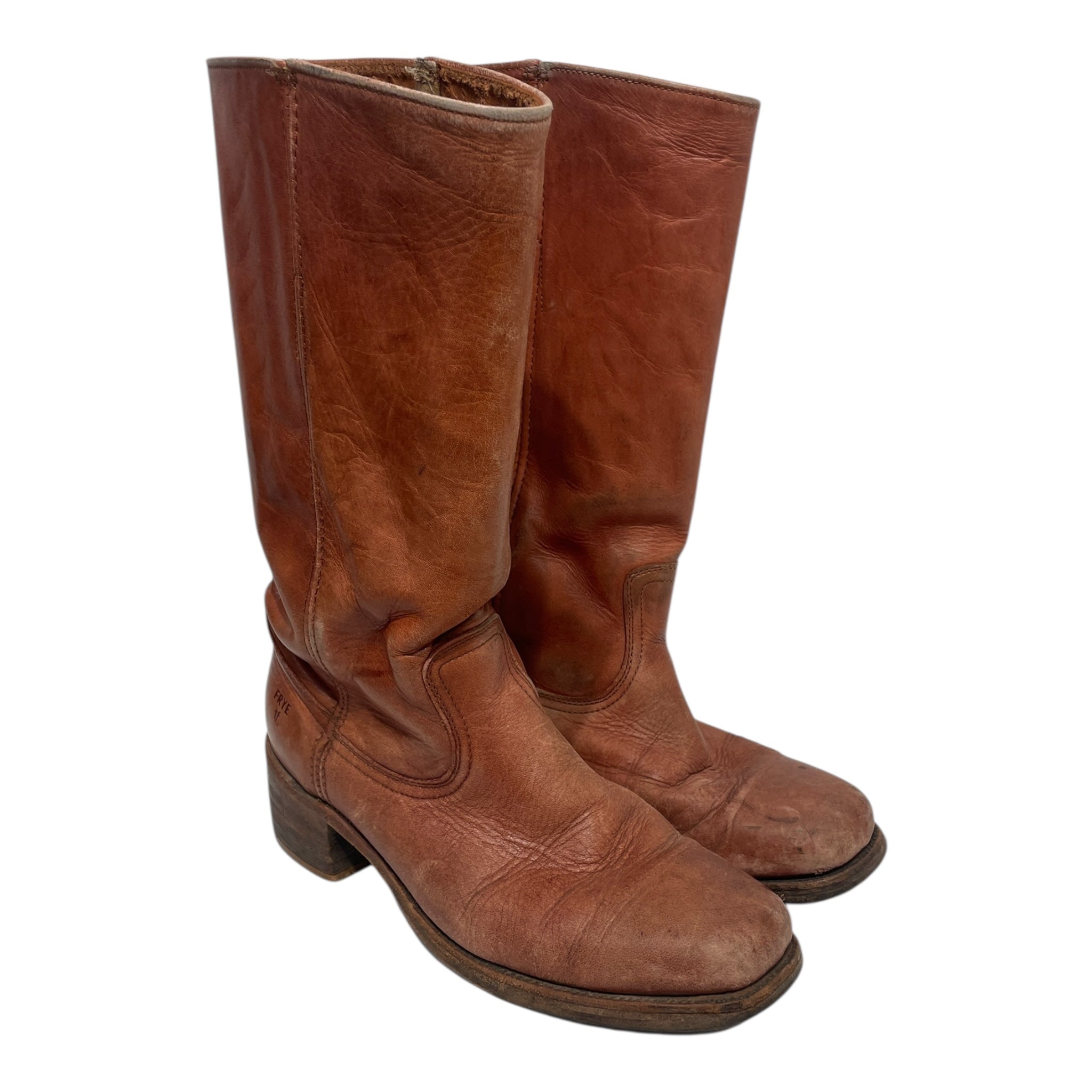FRYE/Boots/US 11/Leather/BRW/#og26713/square toe view 1