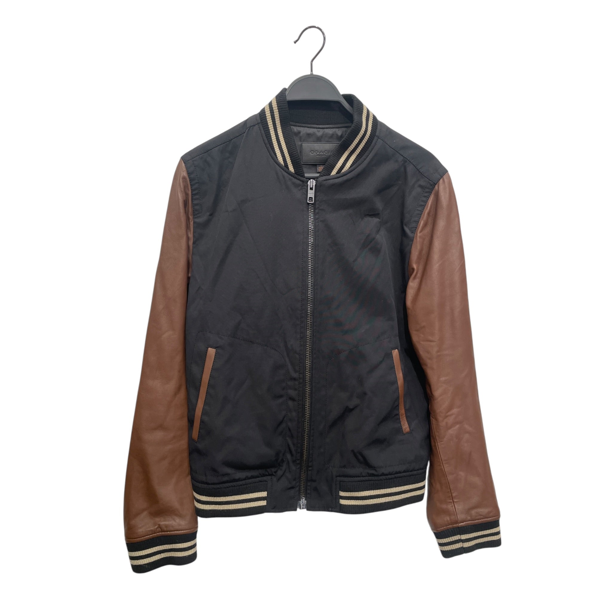 COACH/Jacket/M/Nylon/BLK/BRW SLEEVES view 1