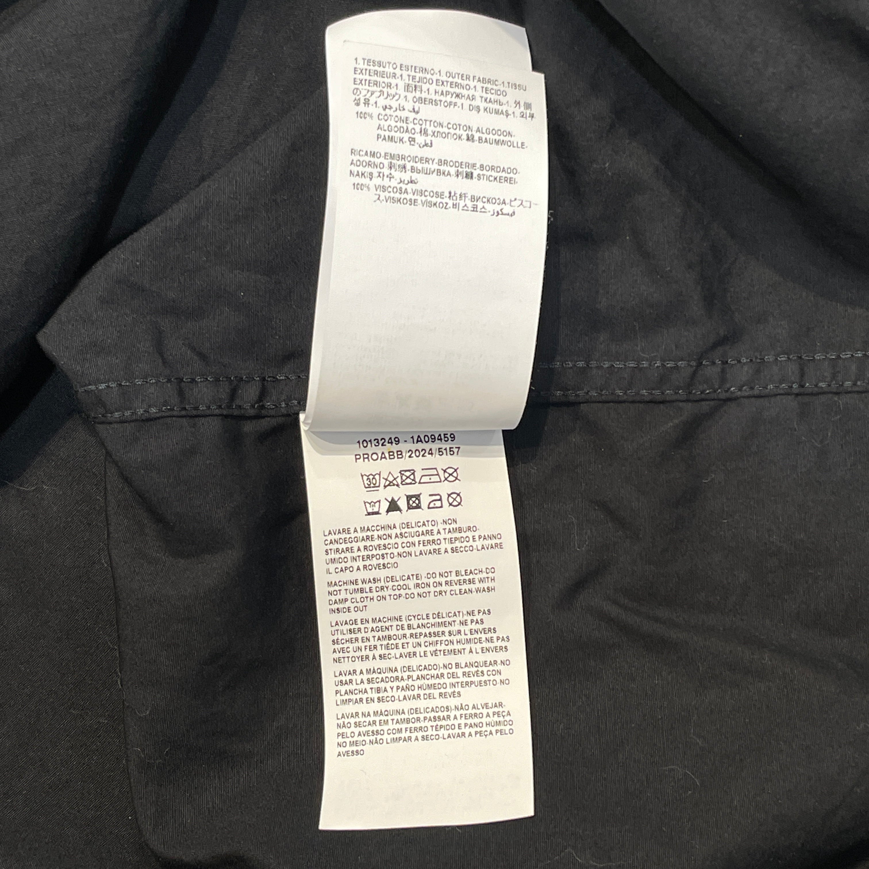 VERSACE/LS Shirt/L/Cotton/BLK/Versace Button UP SHirt view 7