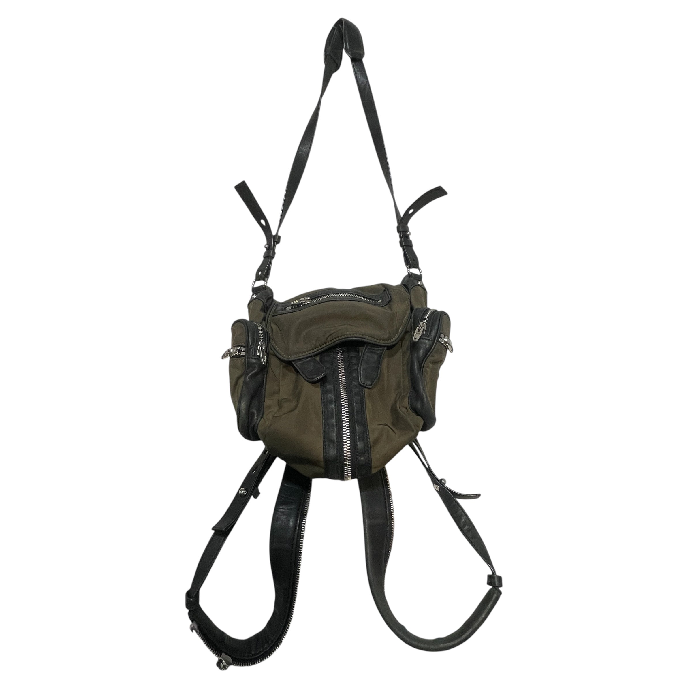 Alexander Wang/Backpack/Nylon/GRN/Mini Marti Nylon Backpack view 1