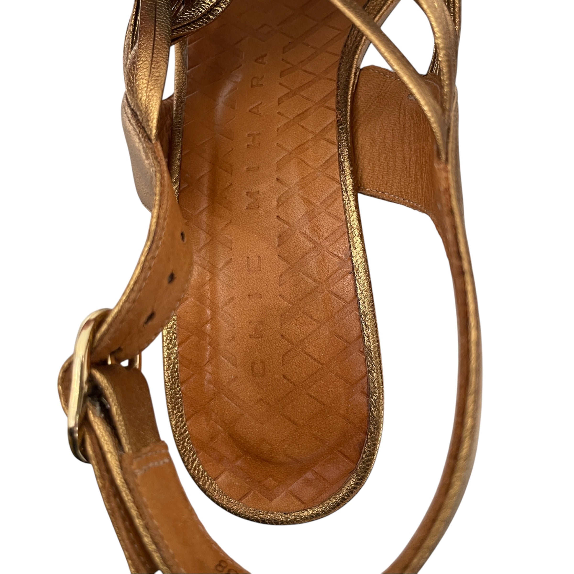 CHIC MIHARA/Heels/US 7/Leather/GLD/CHIC MIHARA GOLD view 5