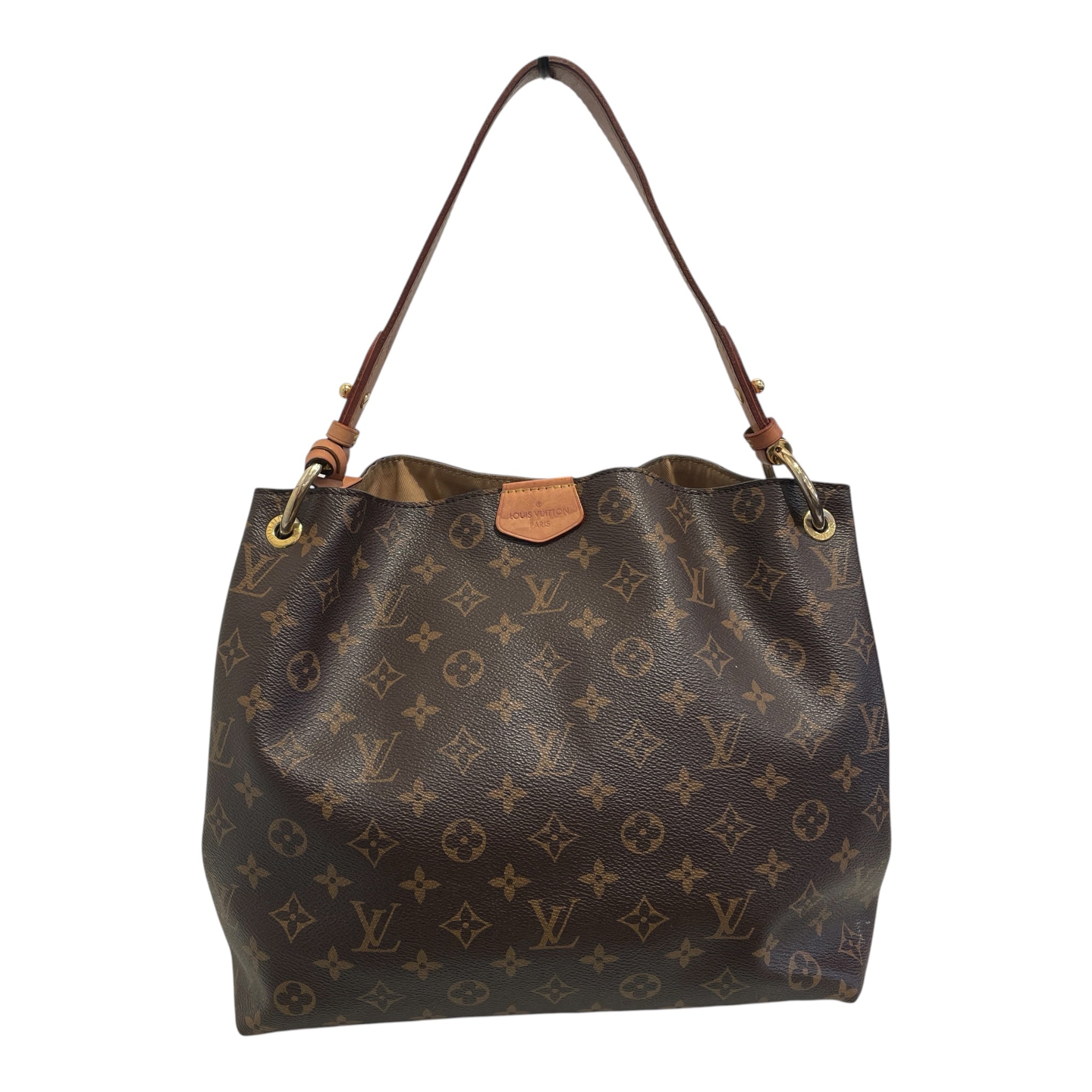 LOUIS VUITTON/Tote Bag/Monogram/Leather/BRW/Graceful PM monogram view 1
