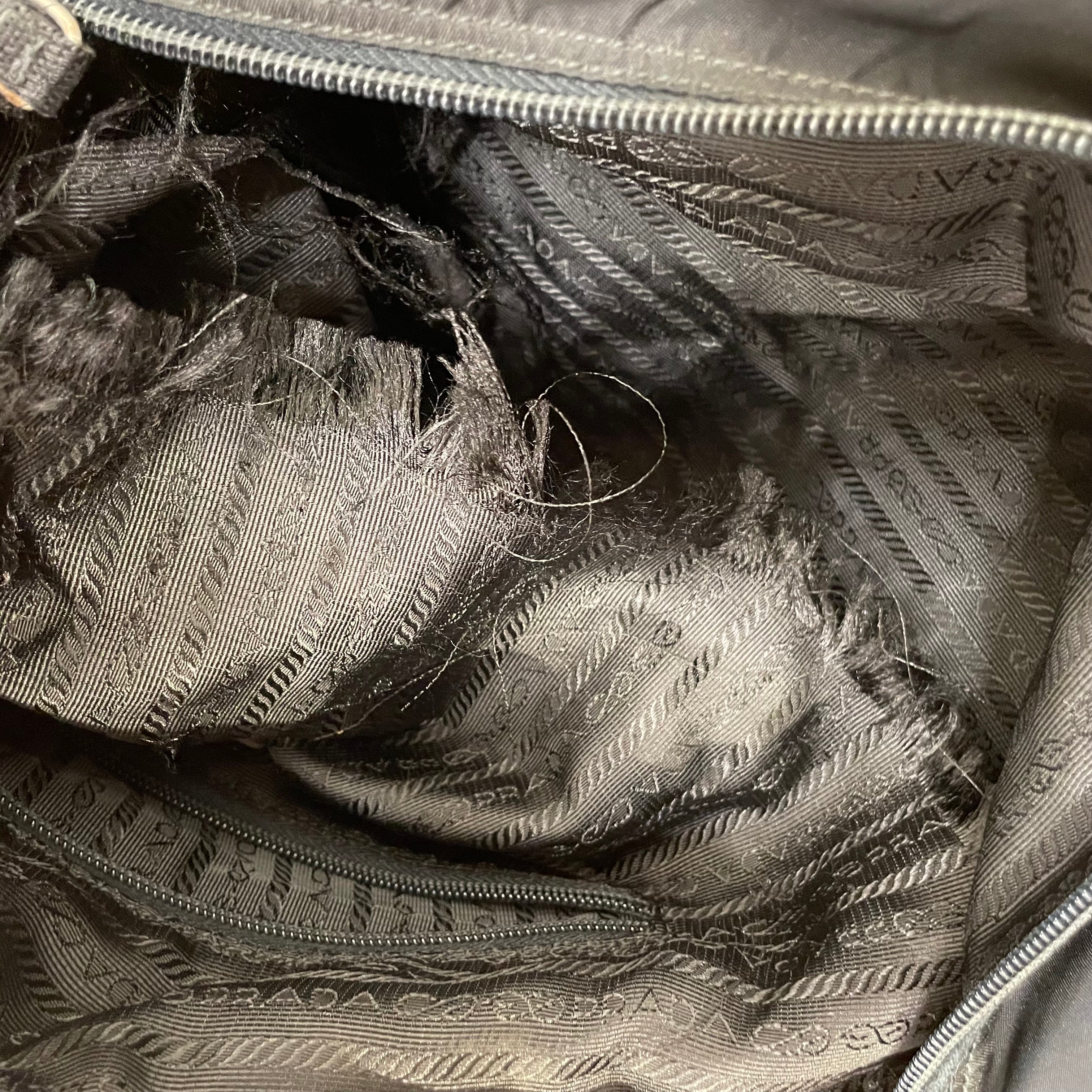 PRADA/Cross Body Bag/Nylon/BLK/tessuto large view 5