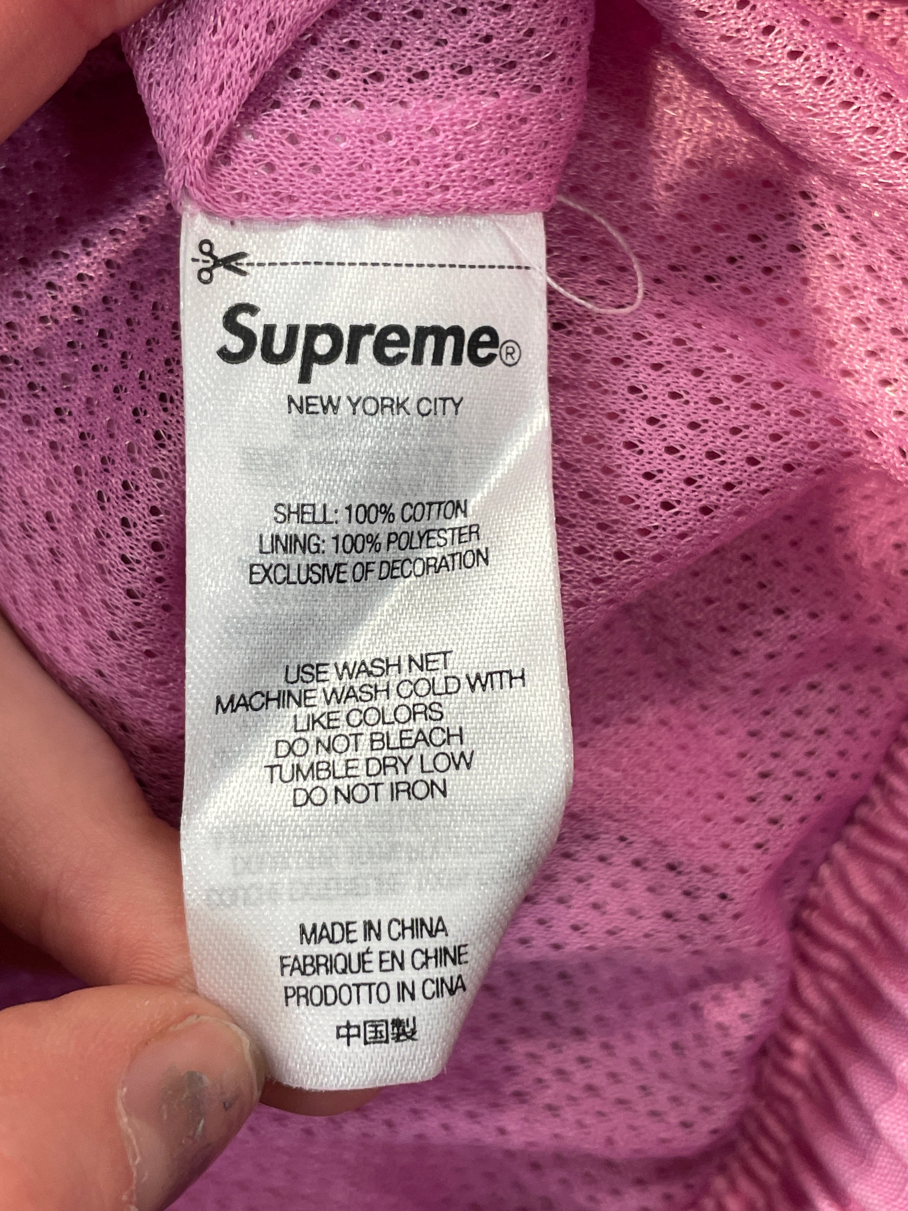 Supreme/Pants/M/Nylon/PNK/Graphic/Ripstop Track Pants view 4