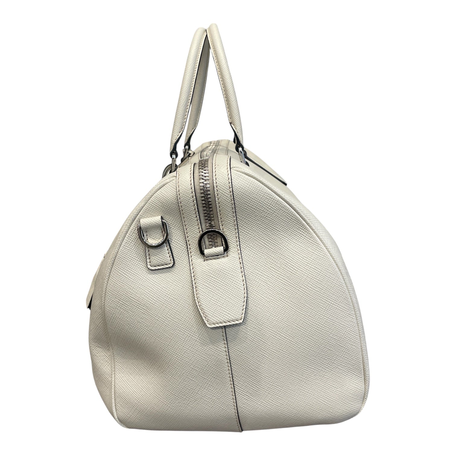 PRADA/Bag/WHT/PRADA SAFFIANO WEEKENDER view 4
