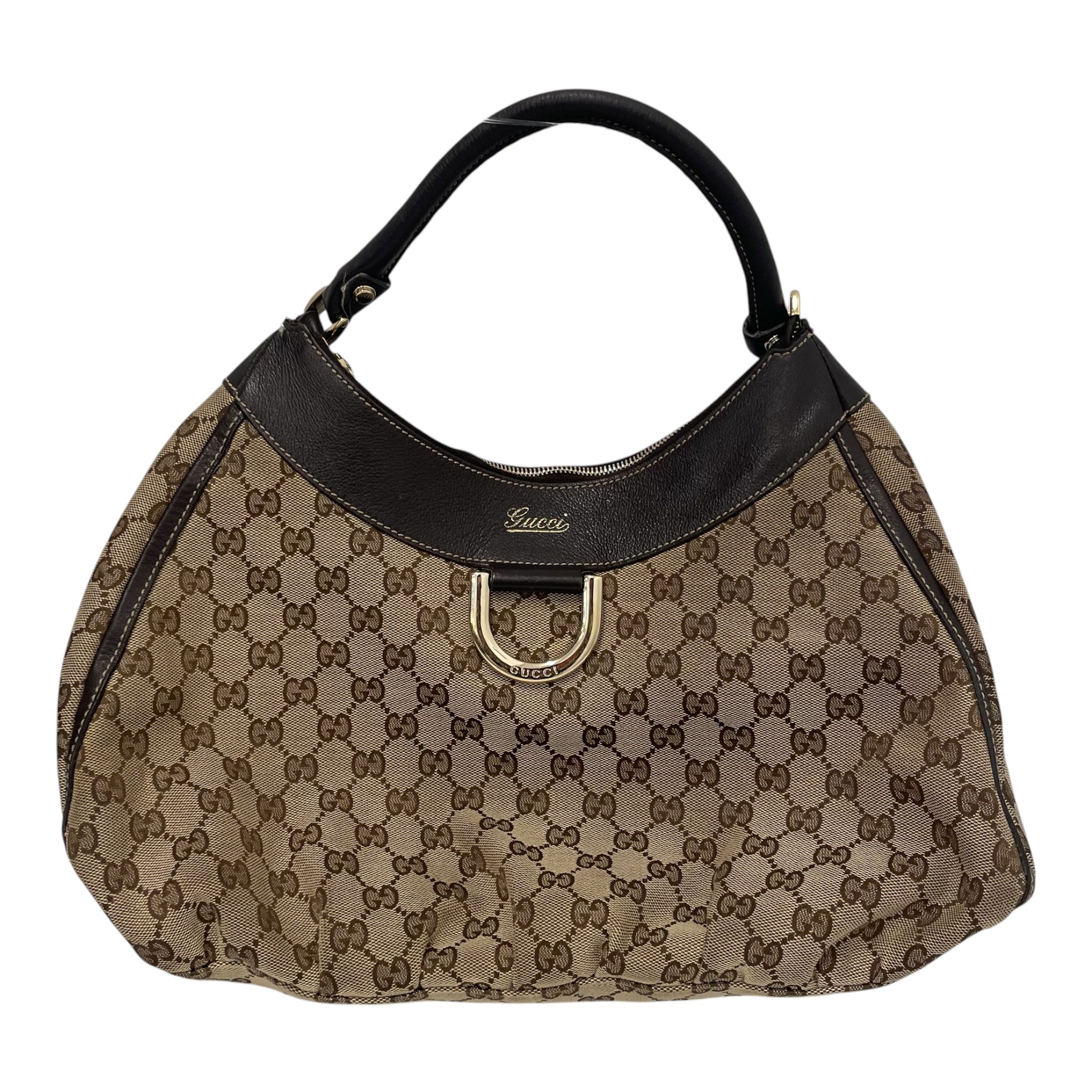 GUCCI/Hand Bag/Monogram/Cotton/KHK/ABBEY HOBO BAG 189833 502752 view 1