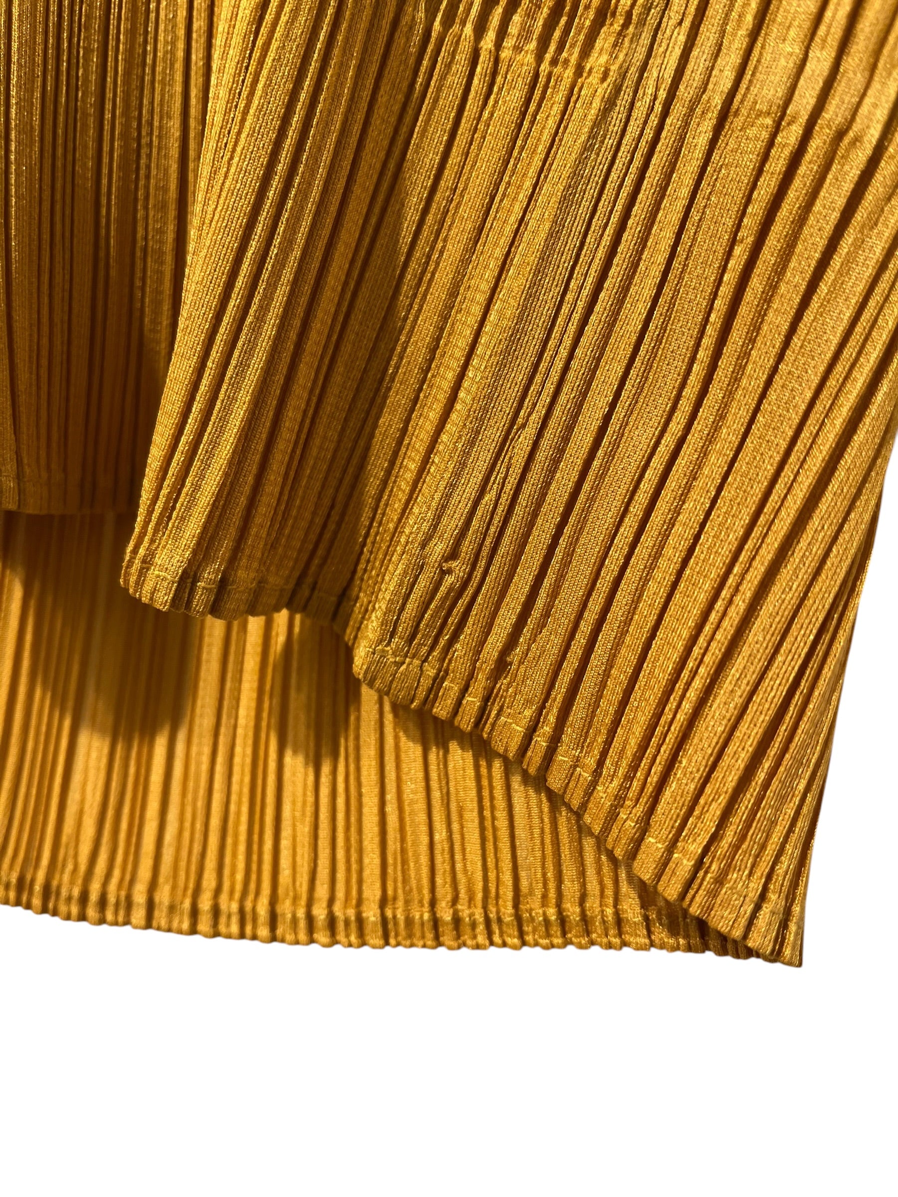PLEATS PLEASE ISSEY MIYAKE/3|4S Blouse/Polyester/GLD/Gather/ view 4