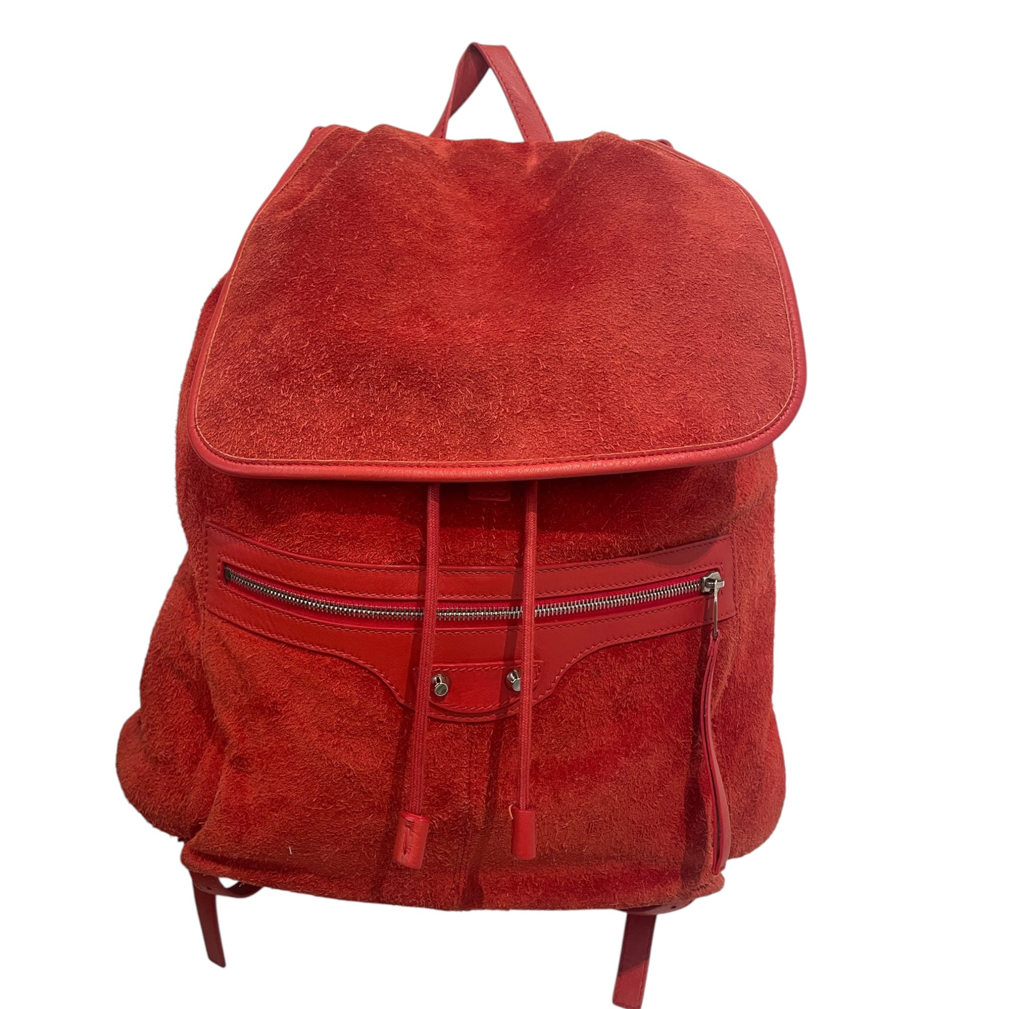 BALENCIAGA/Backpack/Fake Fur/RED/3401396410F002123 view 1
