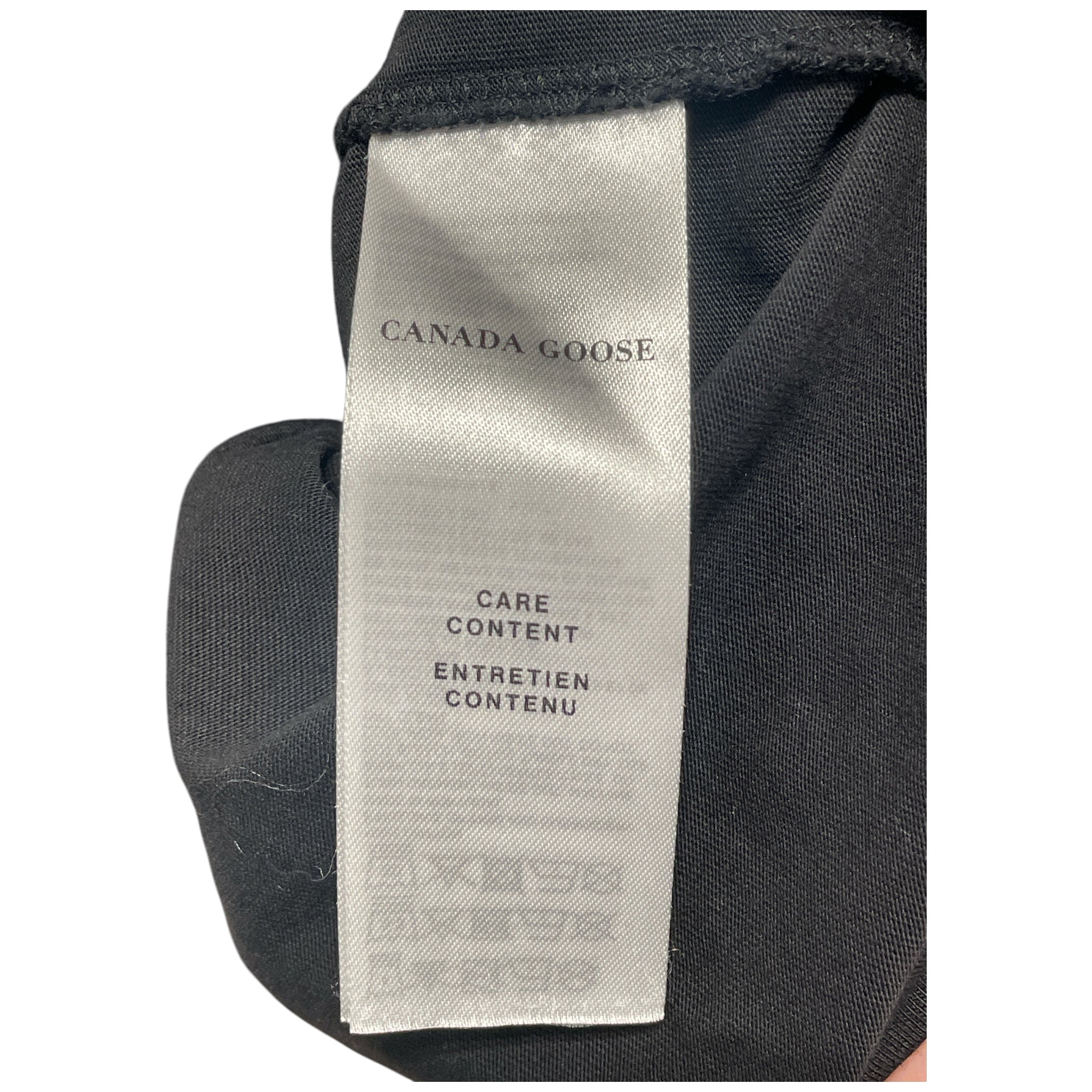 CANADA GOOSE/T-Shirt/L/Cotton/BLK/Graphic/embroided chest logo view 4