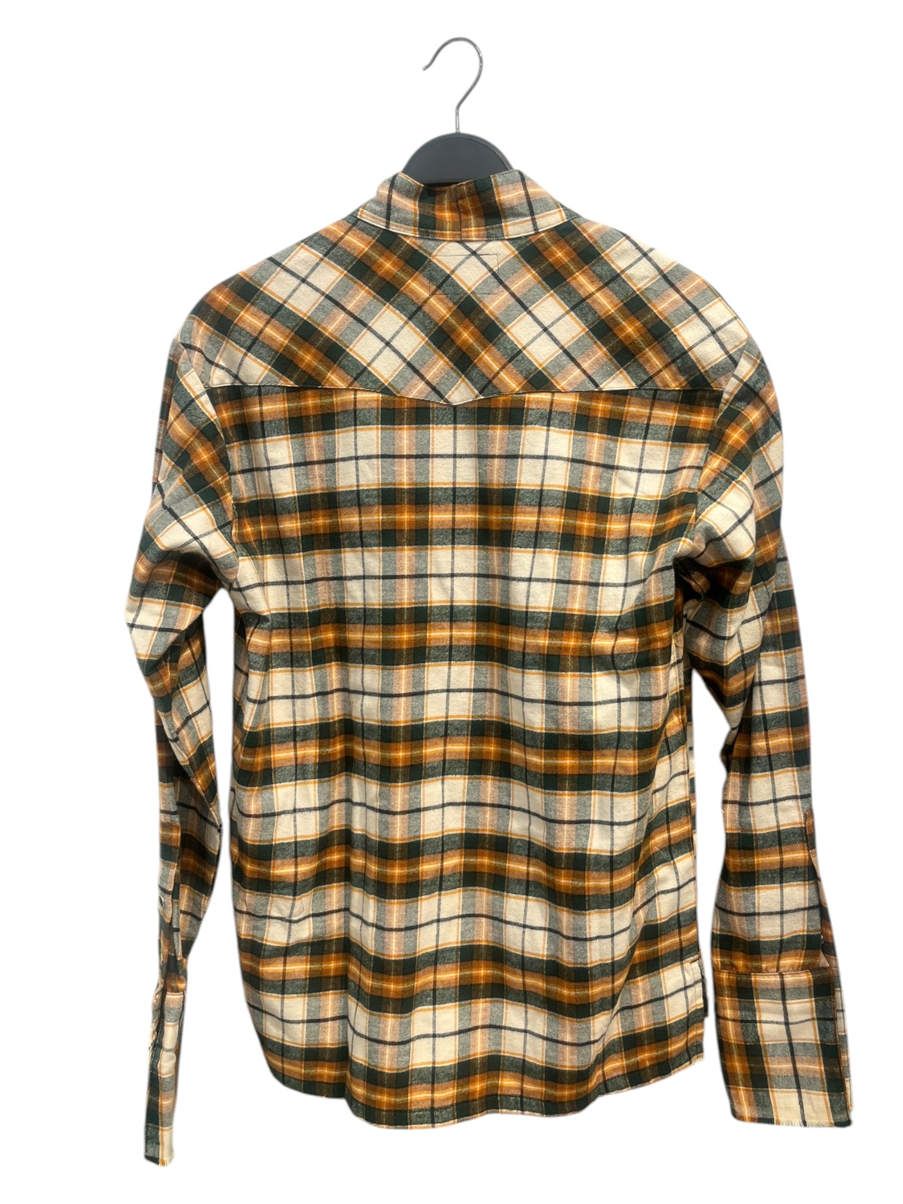 GREG LAUREN/Flannel Shirt/2/Cotton/MLT/Plaid/KIMONO STYLE view 2