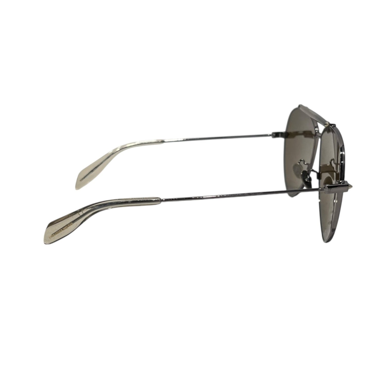 Alexander McQueen/Sunglasses/Plastic/YEL/Aviators view 2