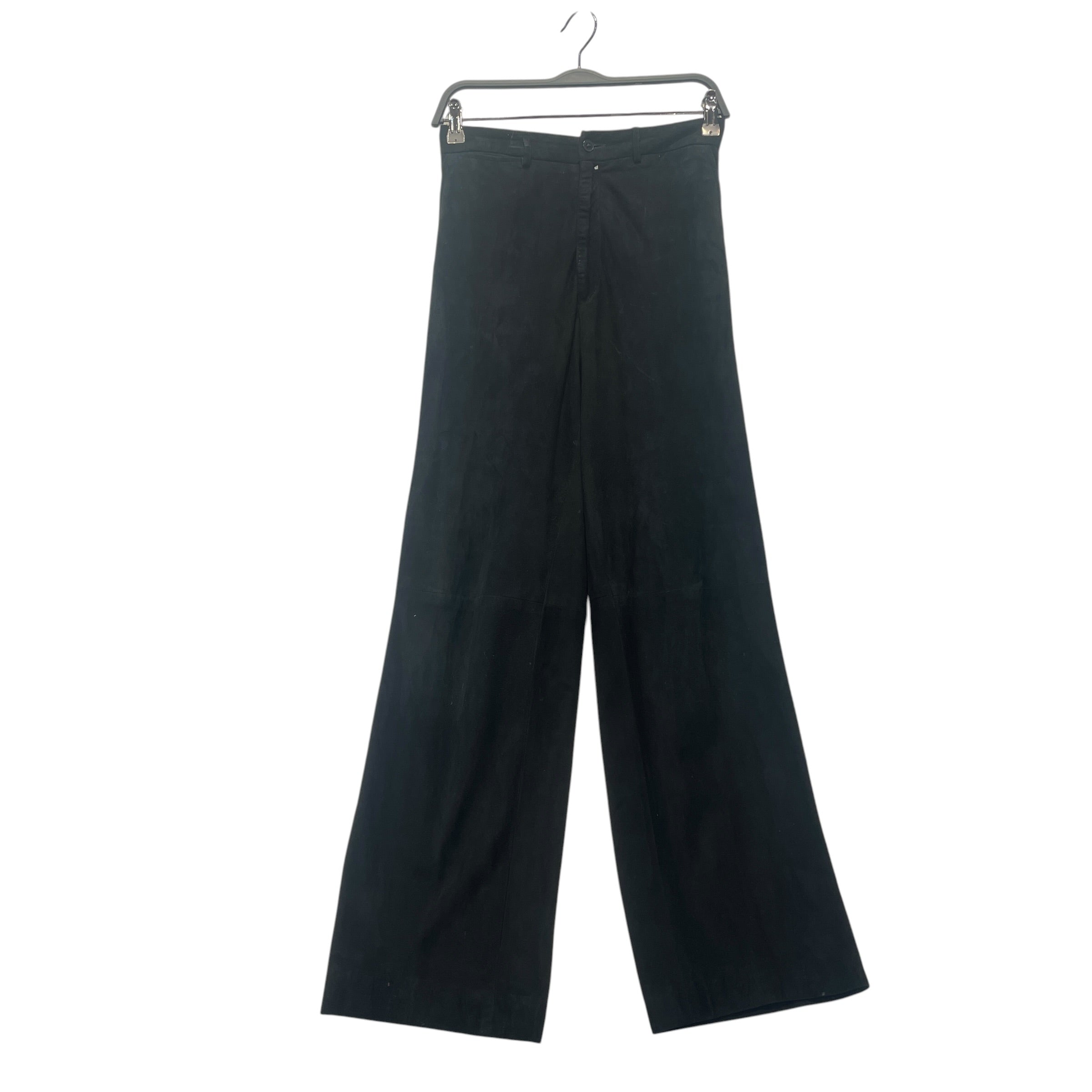 RALPH LAUREN PURPLE LABEL/Straight Pants/8/Suede/BLK/SLIGHT BOOT CUT view 1