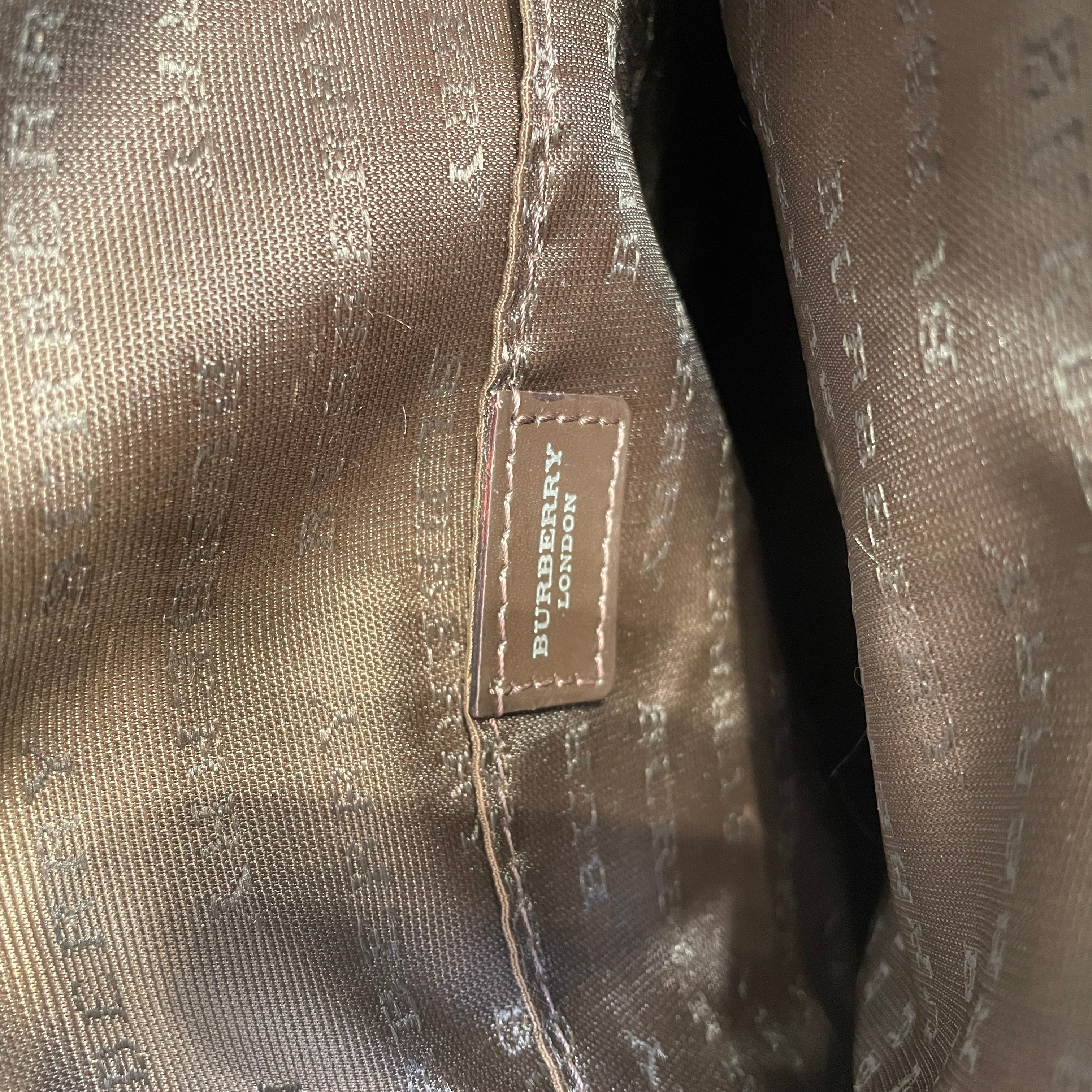 BURBERRY/Pouch/Plaid/Leather/BRW/ view 5