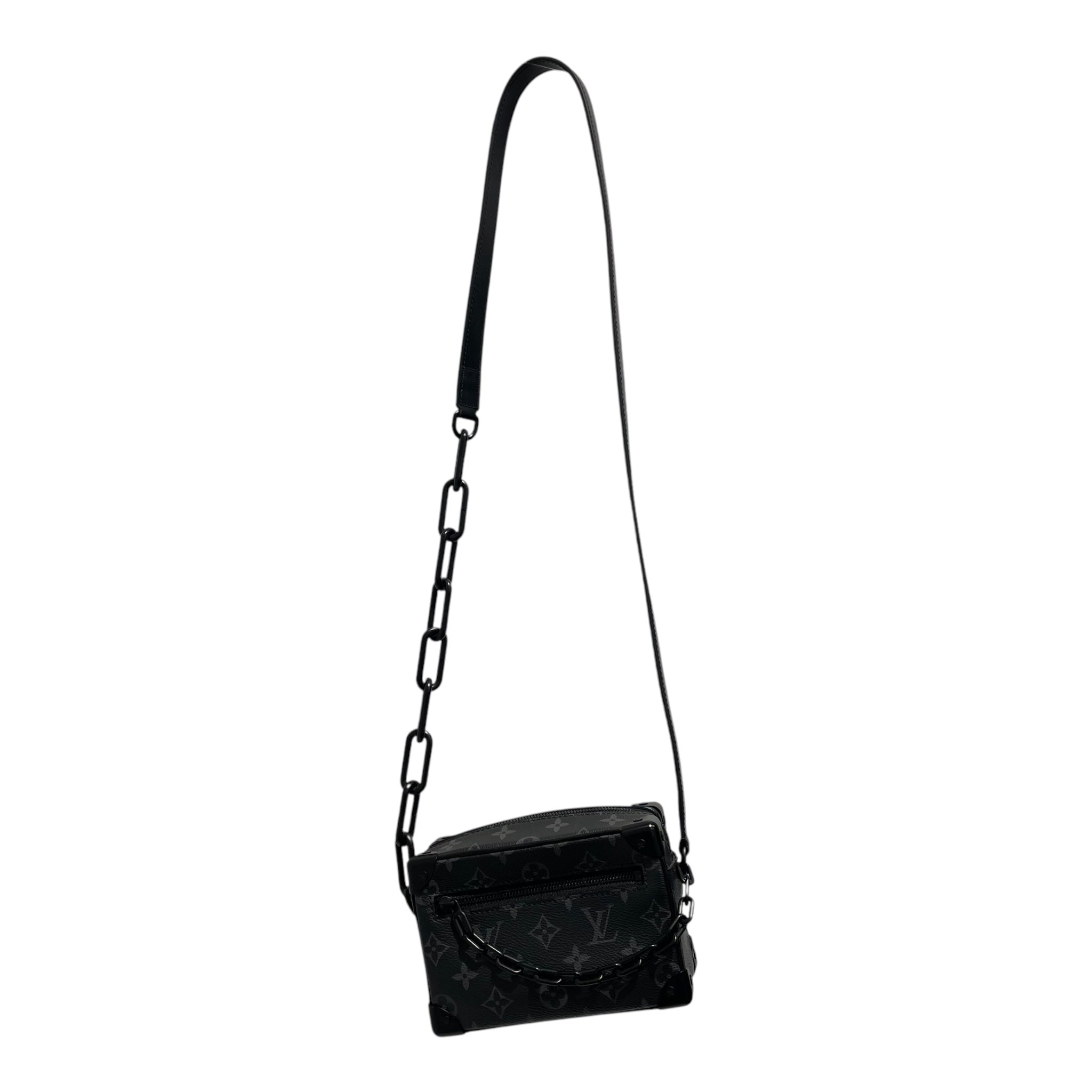 LOUIS VUITTON/Cross Body Bag/Monogram/Leather/BLK/FL4210 Mini Trunk view 2