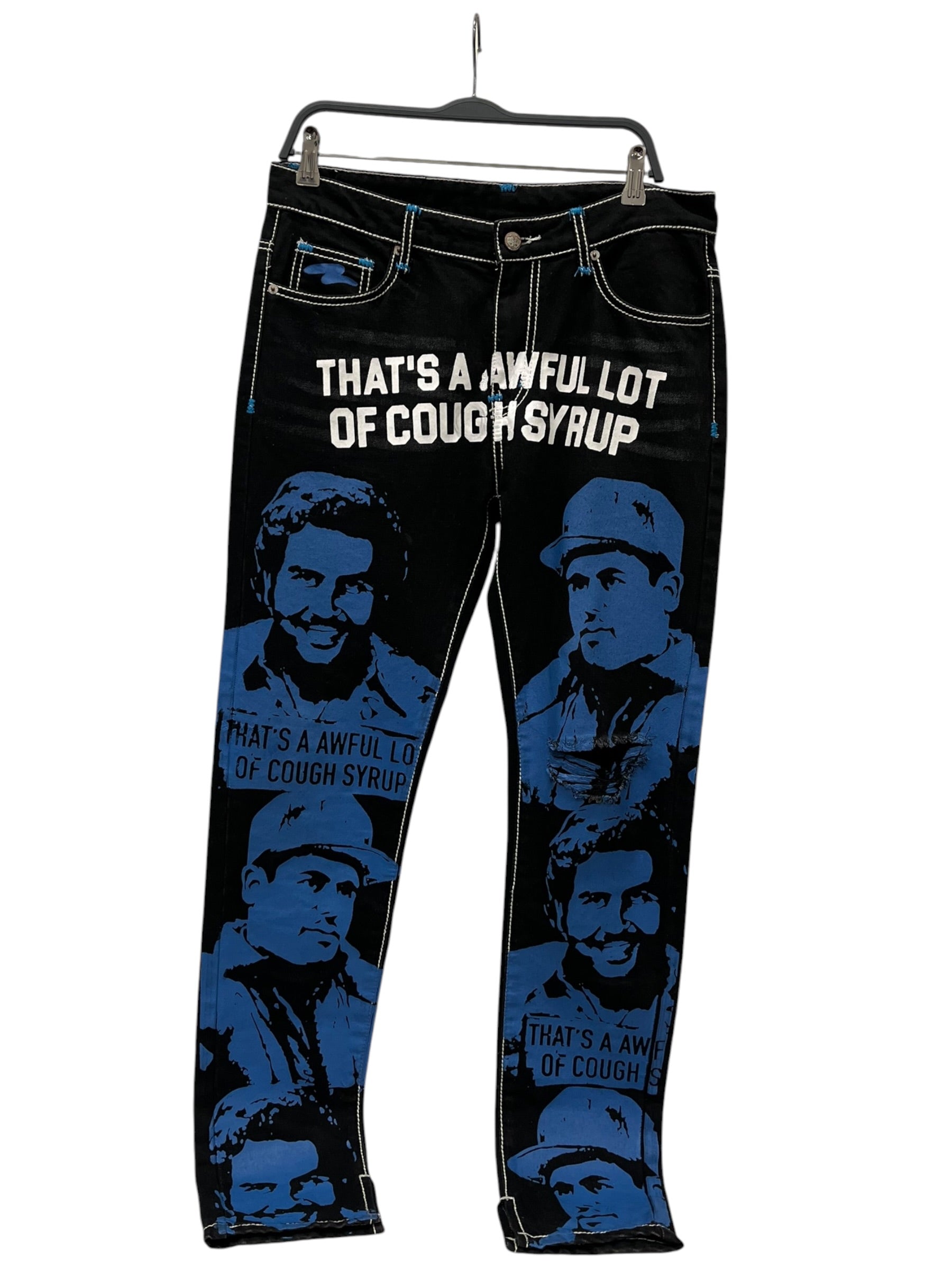 ASAALI/Pants/30/Denim/BLK/ view 1