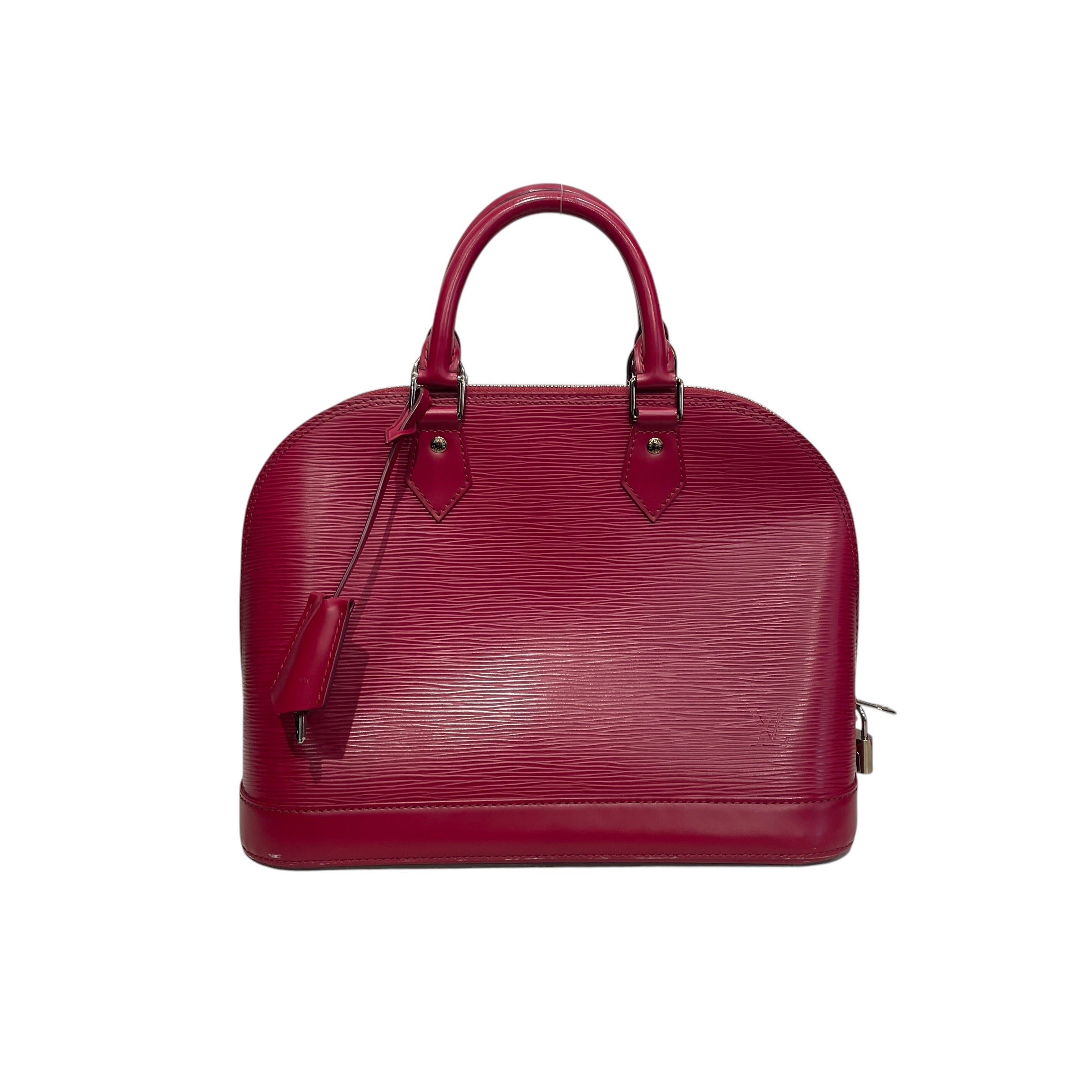 LOUIS VUITTON/Tote Bag/Leather/PNK/ALMA PM EPI LAETHER view 1