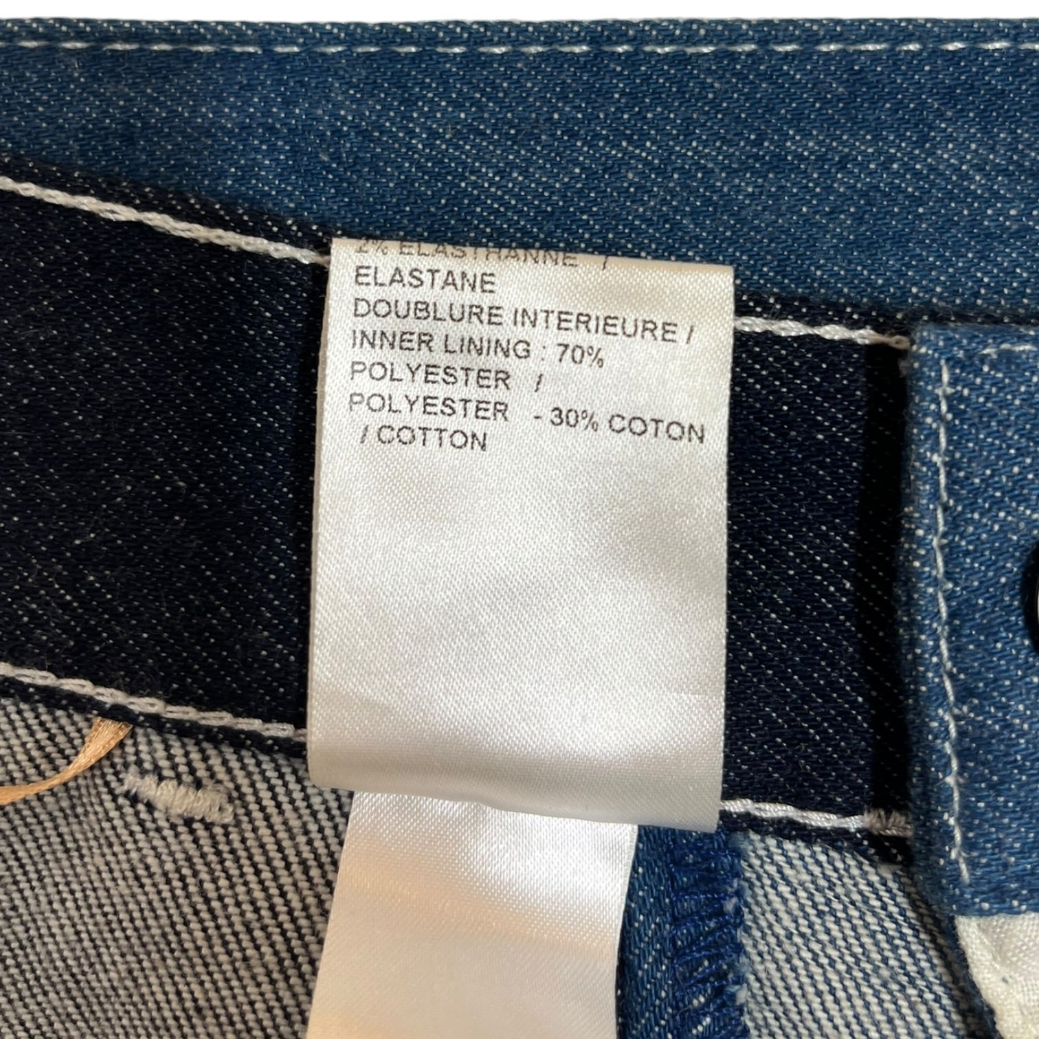 Chloe/Straight Pants/36/Denim/IDG/All Over Print/PATCHWORK DENIM view 6