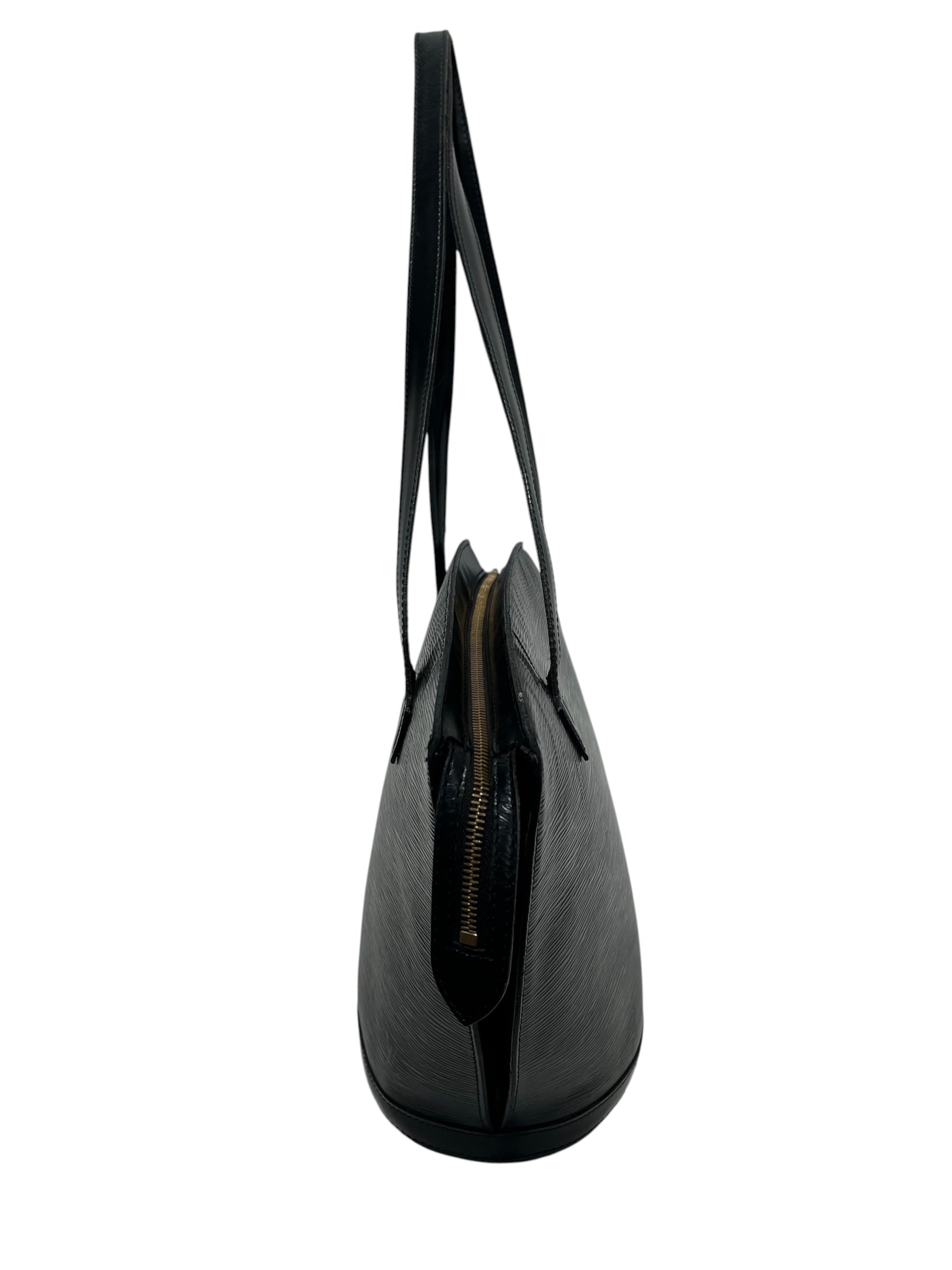 LOUIS VUITTON/Bag/Stripe/BLK/epi leather saint jacques gm view 2