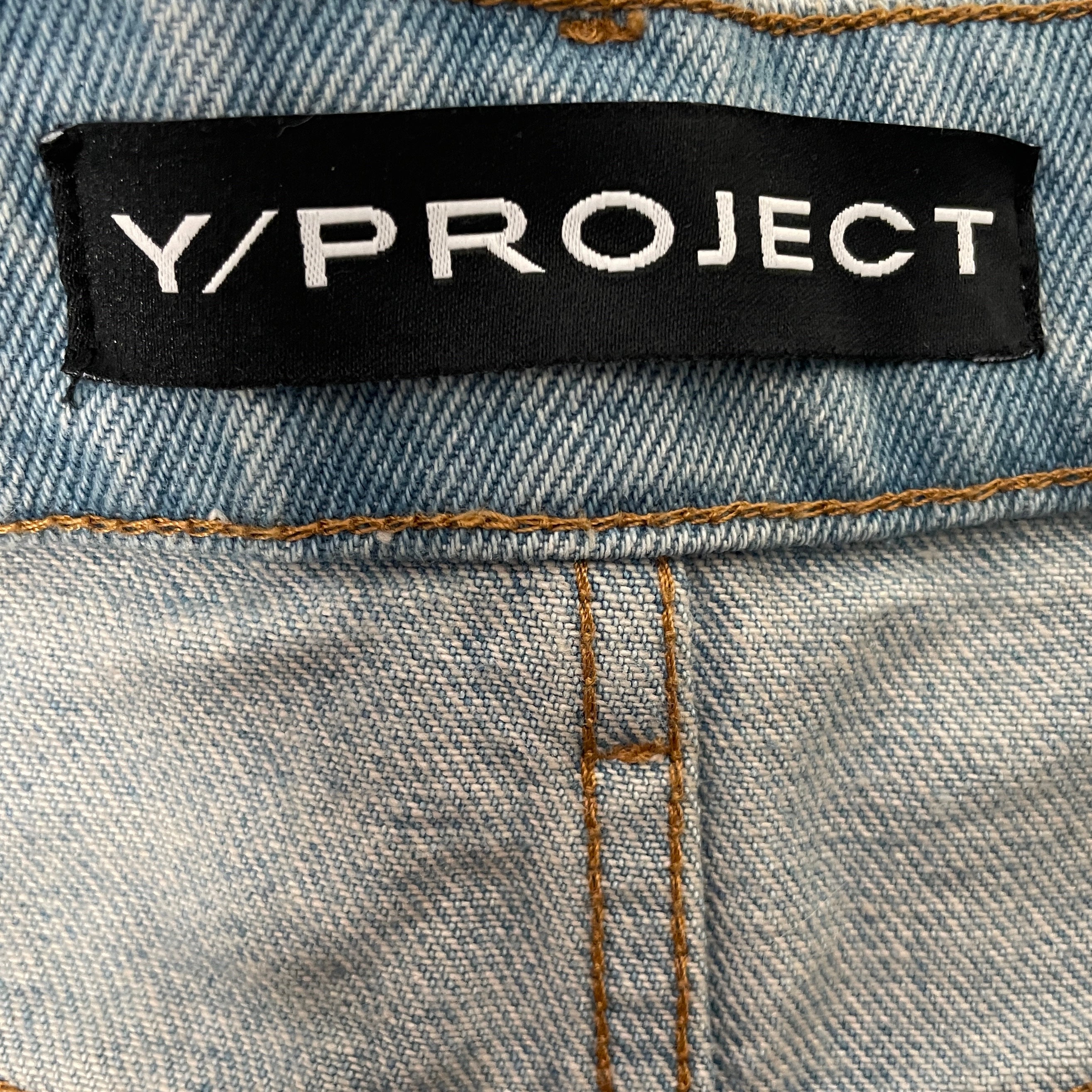 Y/PROJECT/Long Skirt/26/Denim/IDG/Flare/ASYMMETRICAL CUT OUT view 3