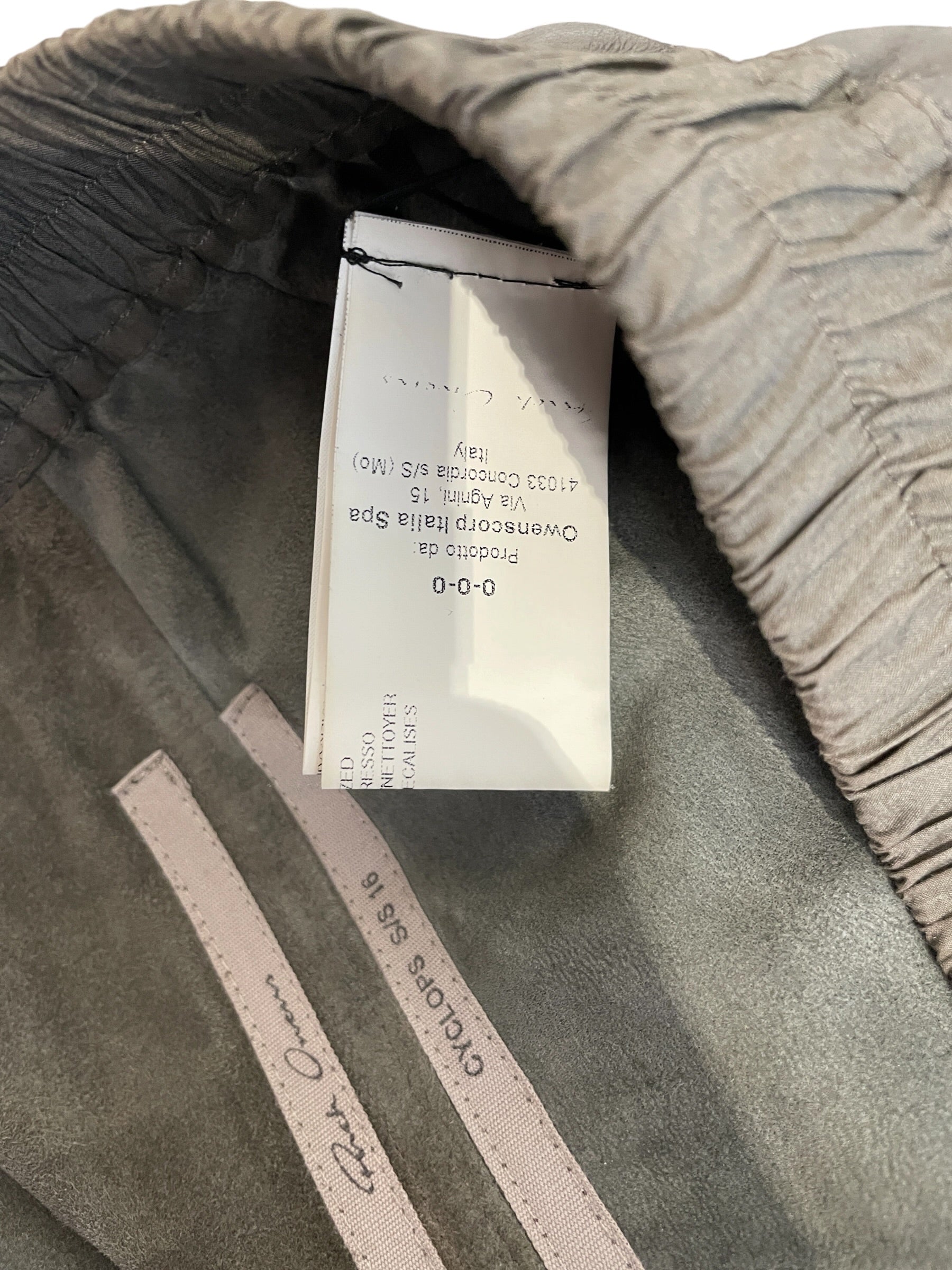 Rick Owens/Shorts/38/Leather/GRY/ view 5