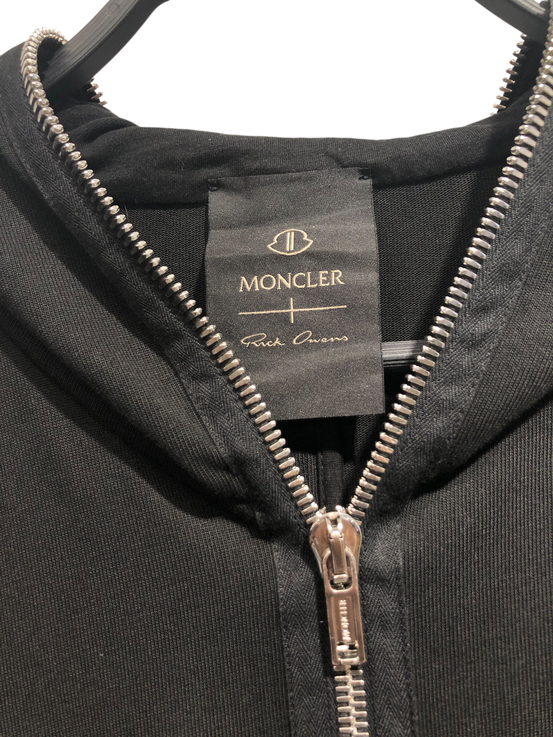 MONCLER/Rick Owens/Hoodie/XL/Cotton/BLK/ view 4