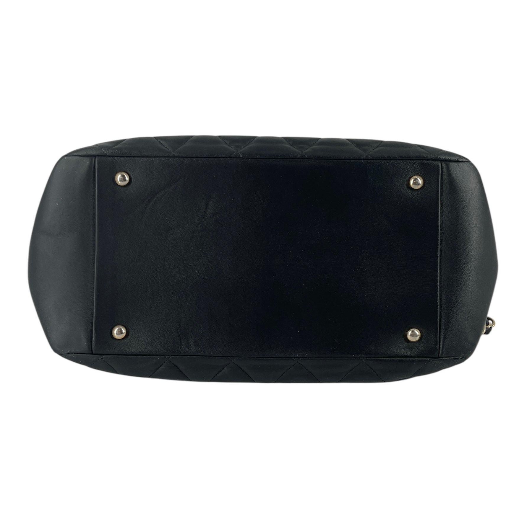 CHANEL/Cross Body Bag/Leather/BLK/19474136 view 3
