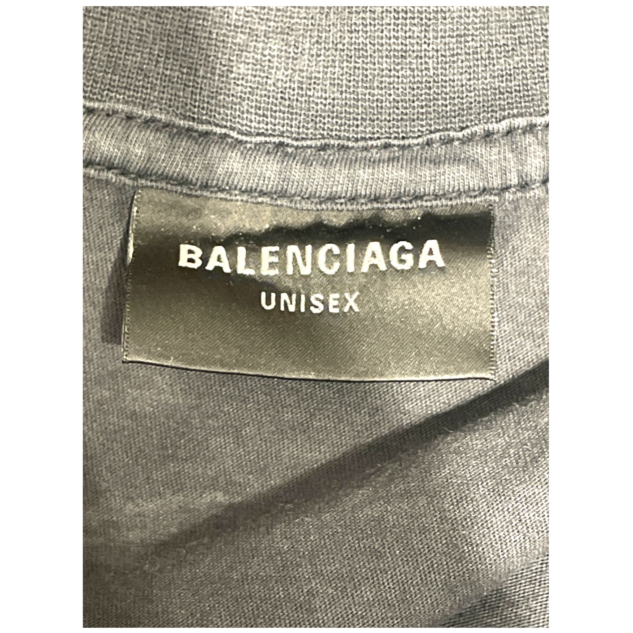 BALENCIAGA/T-Shirt/L/Cotton/BLK/Surf Logo Tee view 3