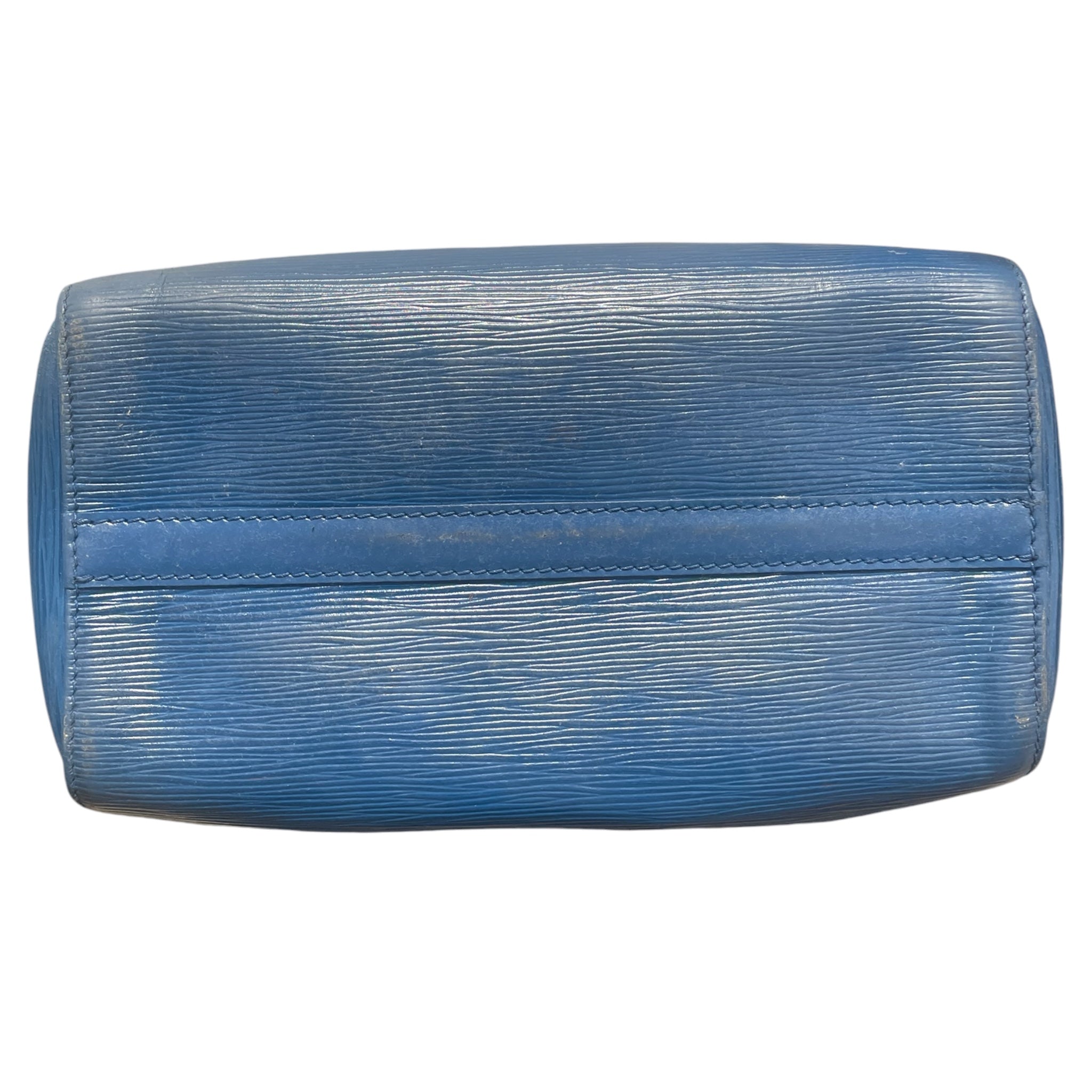 LOUIS VUITTON/Boston Bag/Leather/BLU/Speedy Epi Leather Blue view 3