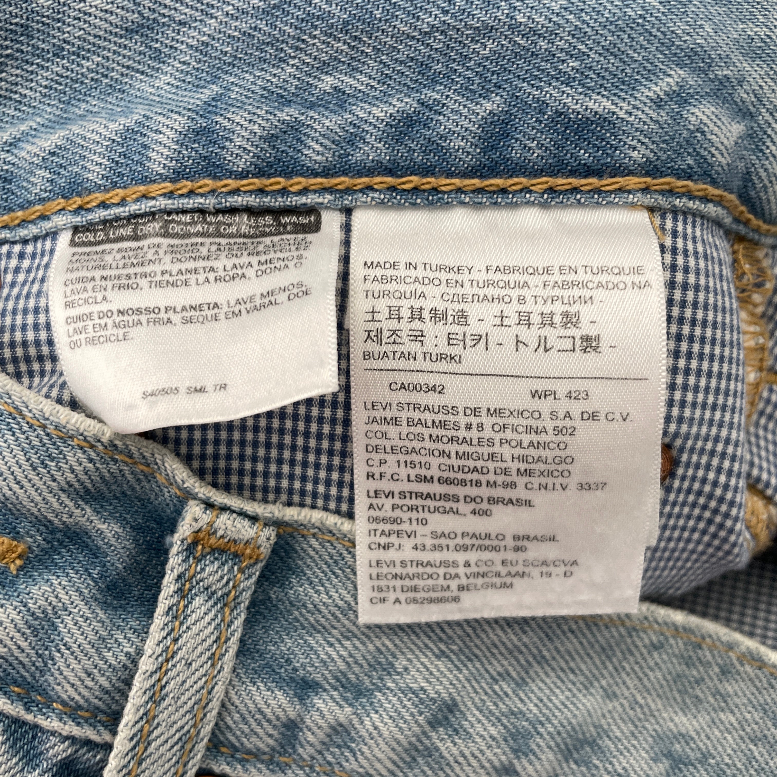 Levi's/VETEMENTS/Straight Pants/Denim/IDG/ view 4