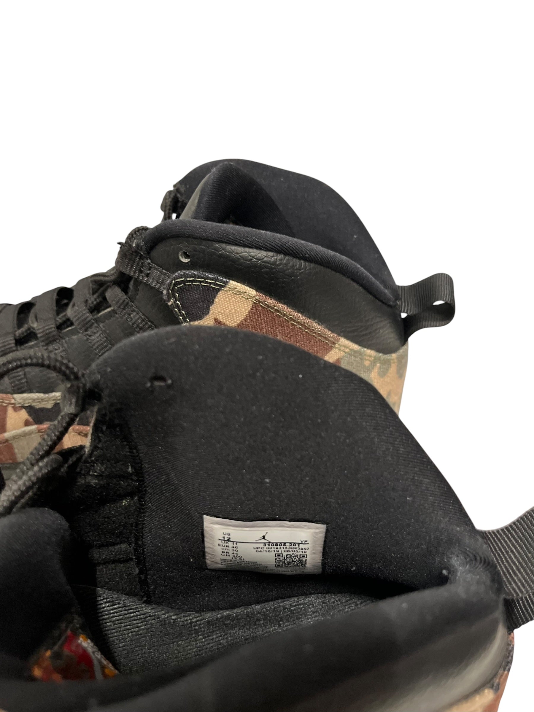 JORDAN BRAND/Hi-Sneakers/US 12/Camouflage/Cotton/MLT/jordan 10 camo view 7