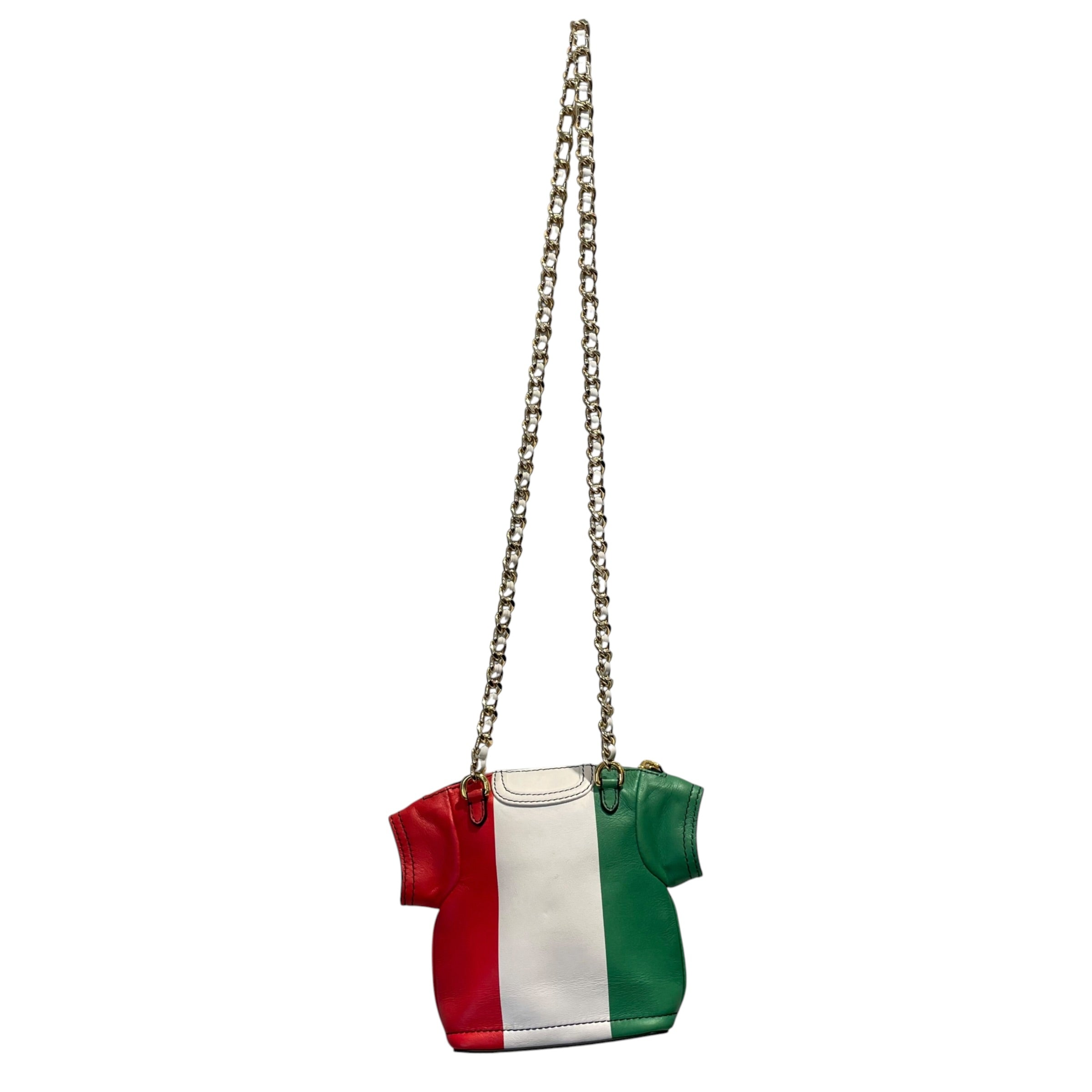 MOSCHINO/Cross Body Bag/Stripe/Leather/MLT/IDSIBIDSM JERSEY FLAG BAG view 2