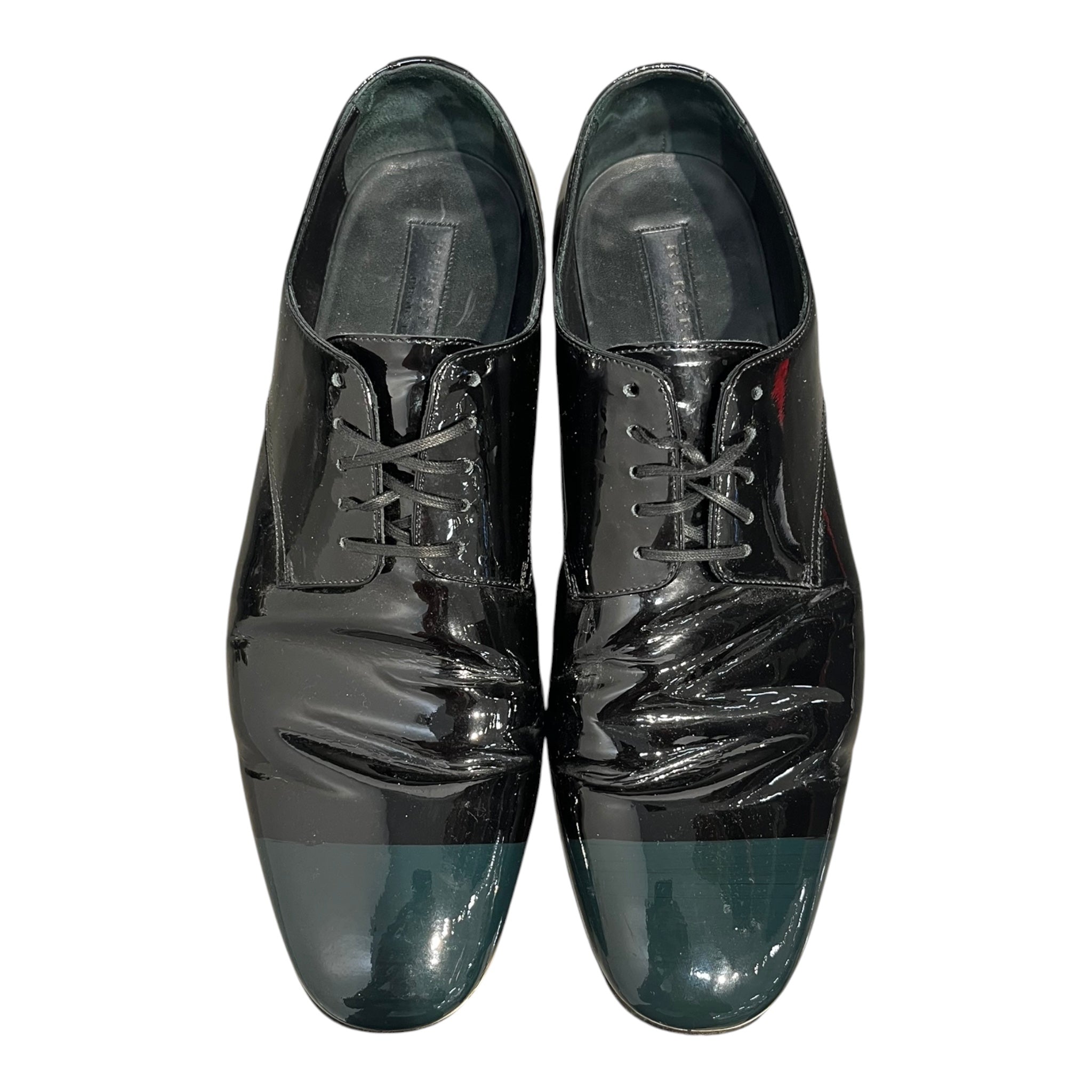 BURBERRY/Dress Shoes/EU 43/BLK/PATENT LEATHER DERBY SHOES view 6