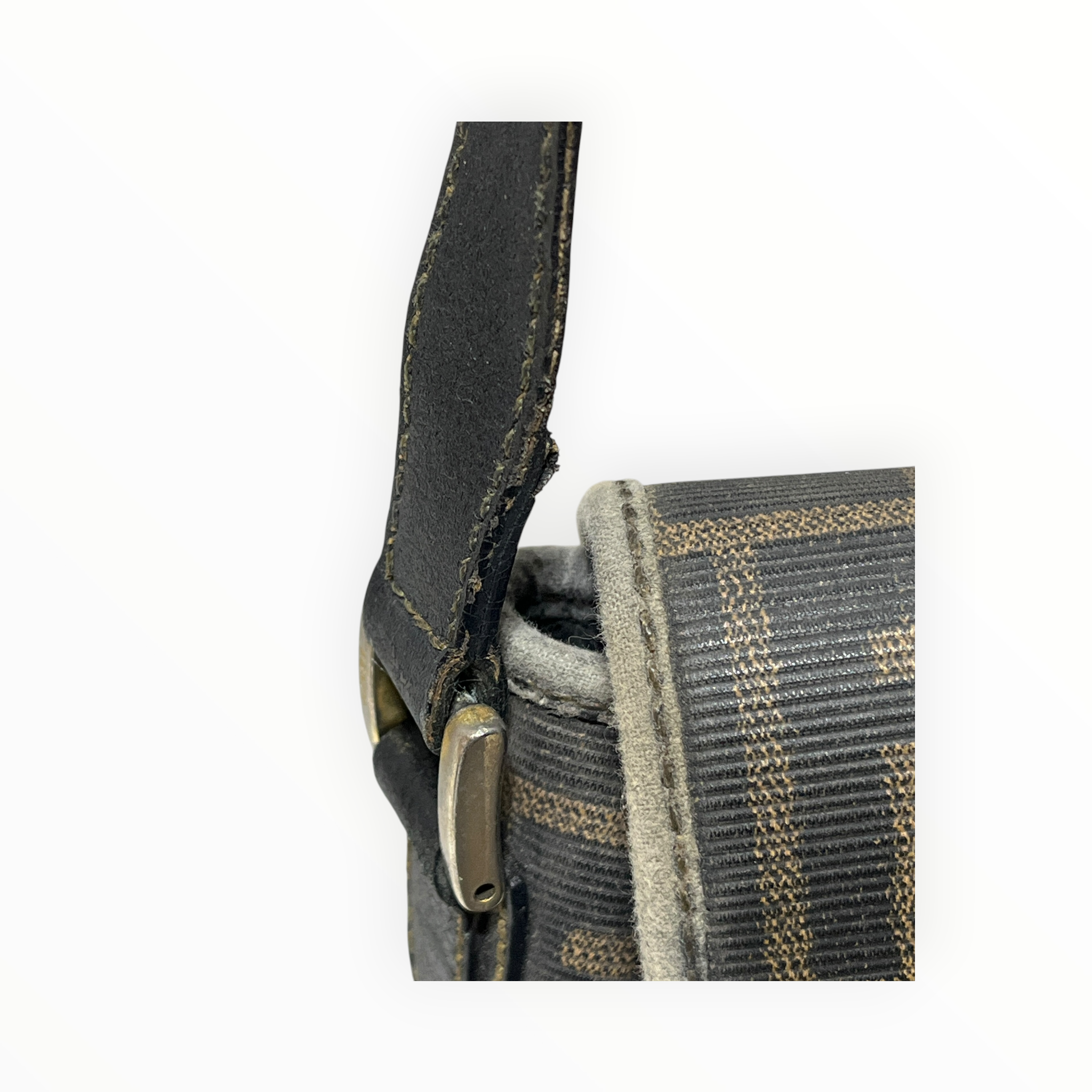 FENDI/Cross Body Bag/Leather/BRW/ZUCCA MINI MESSENGER view 9