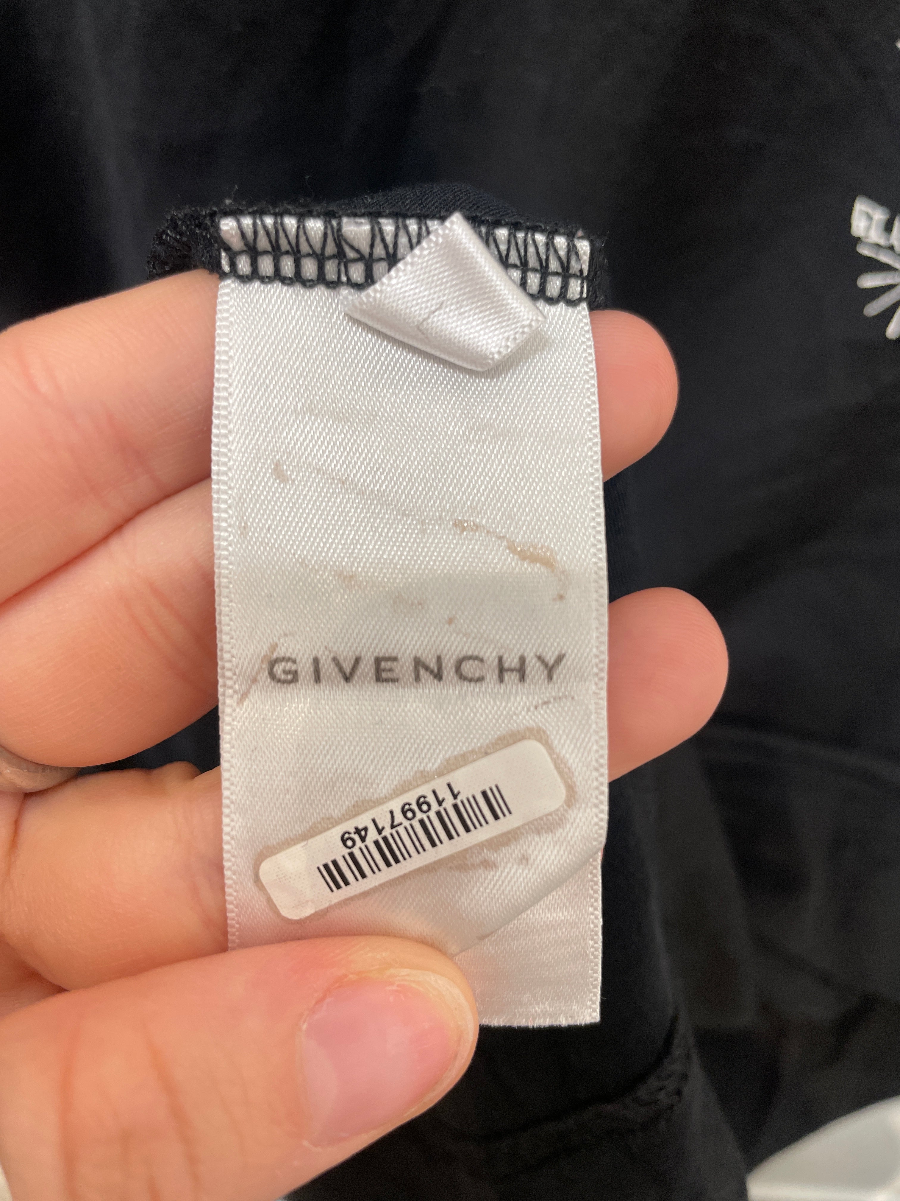 GIVENCHY/T-Shirt/L/Cotton/BLK/Graphic/ view 4