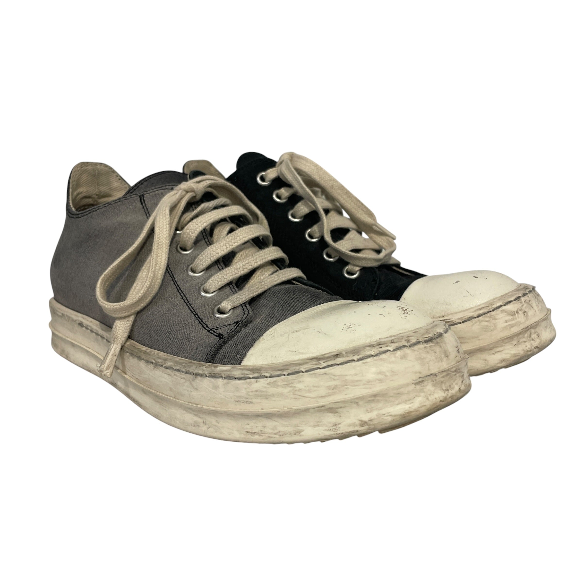 Rick Owens/Low-Sneakers/EU 37/Cotton/BLK/Gradient low top 37 view 1