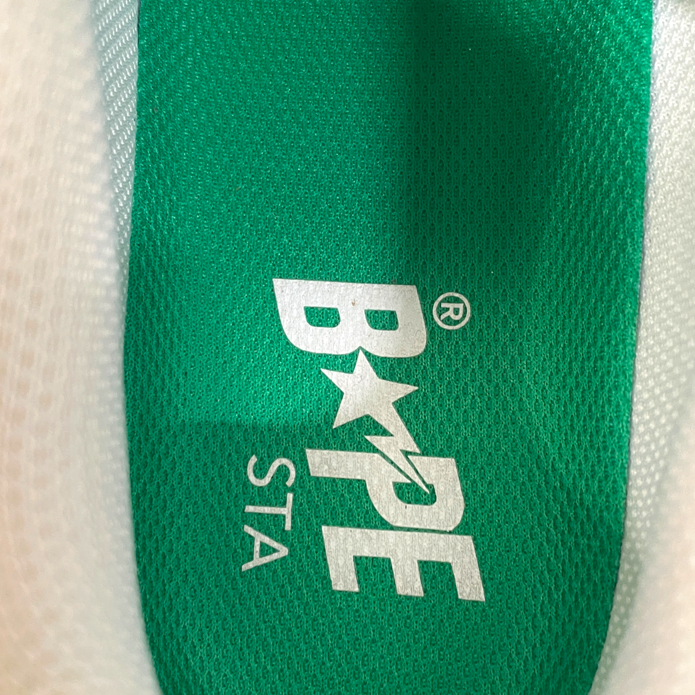 BAPE STA!/Low-Sneakers/US 9/Leather/GRN/Sk8 Sta 4 M1 view 3