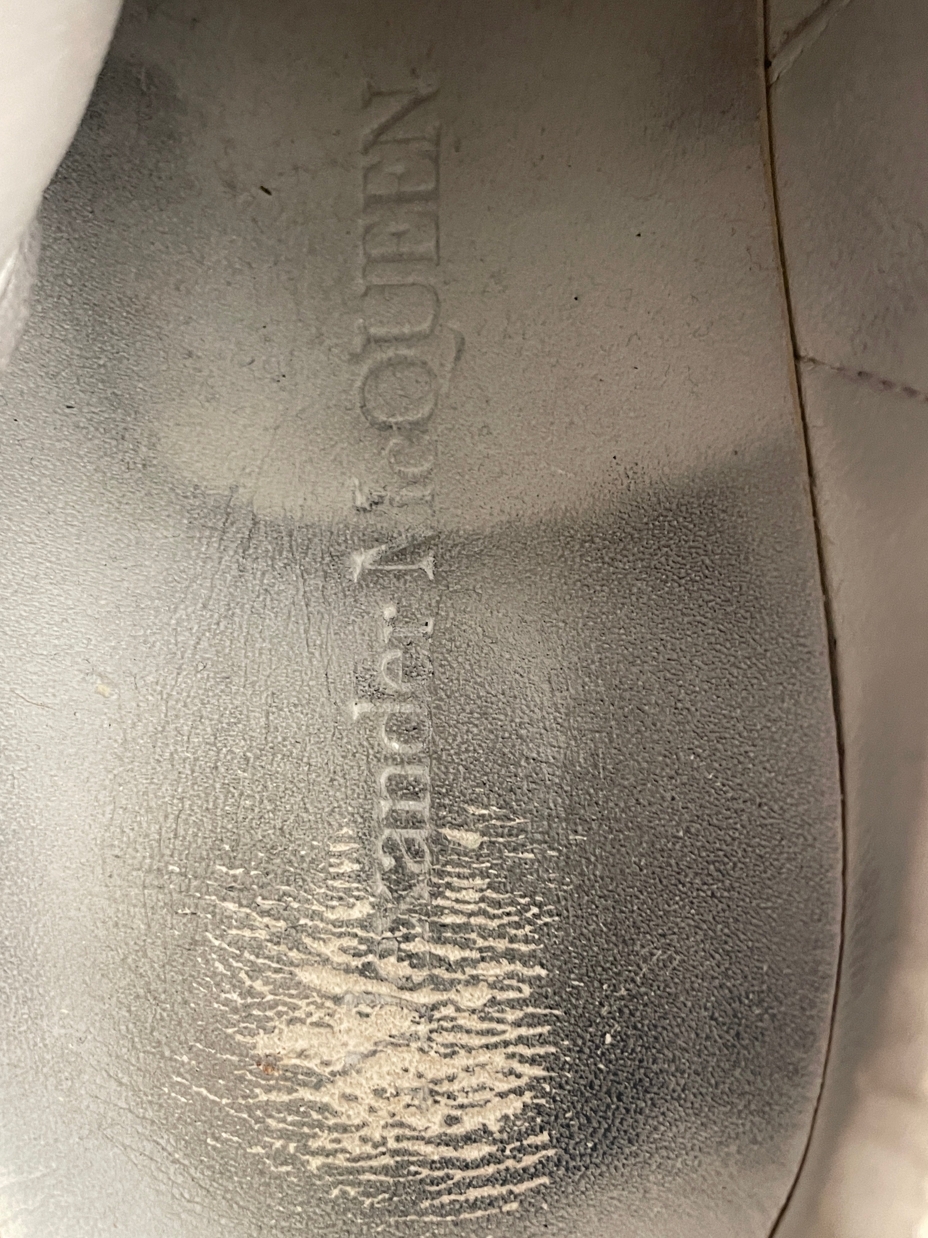Alexander McQueen/Low-Sneakers/EU 37.5/Leather/WHT/Oversized Sneakers view 3