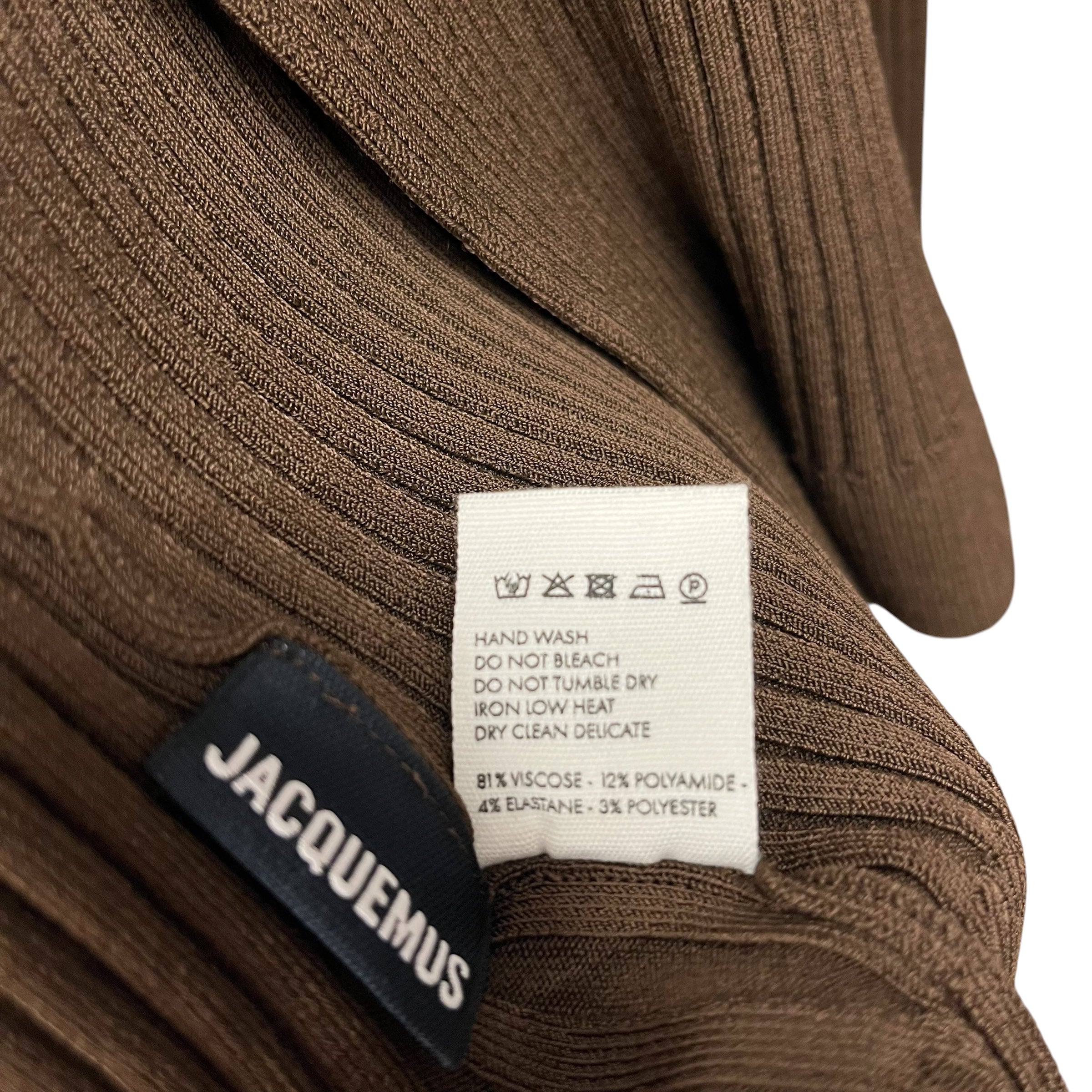 JACQUEMUS/Cardigan/40/Cotton/BRW/ view 4