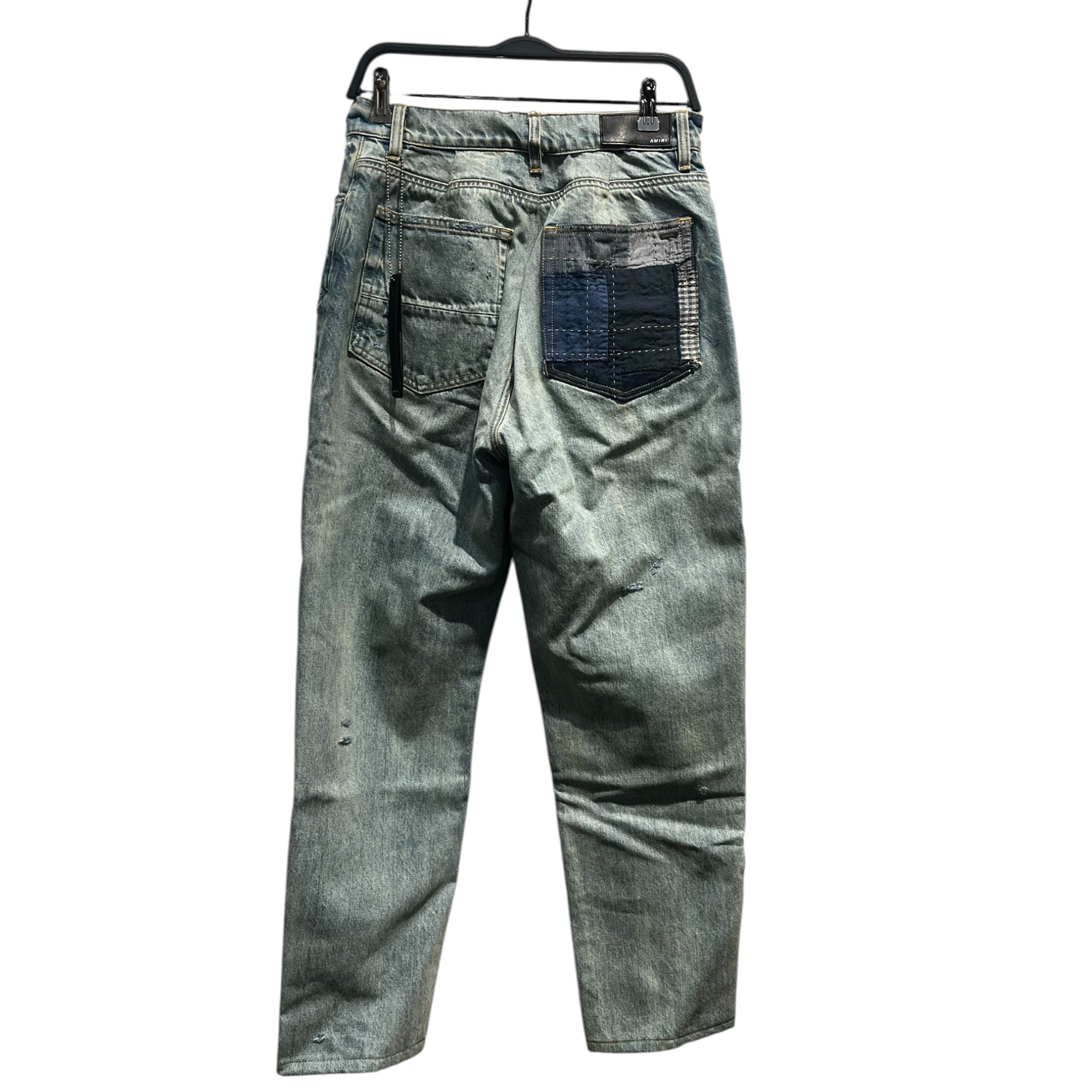 AMIRI/Bottoms/34/Cotton/BLU/PATCHES THROUGHOUT view 2