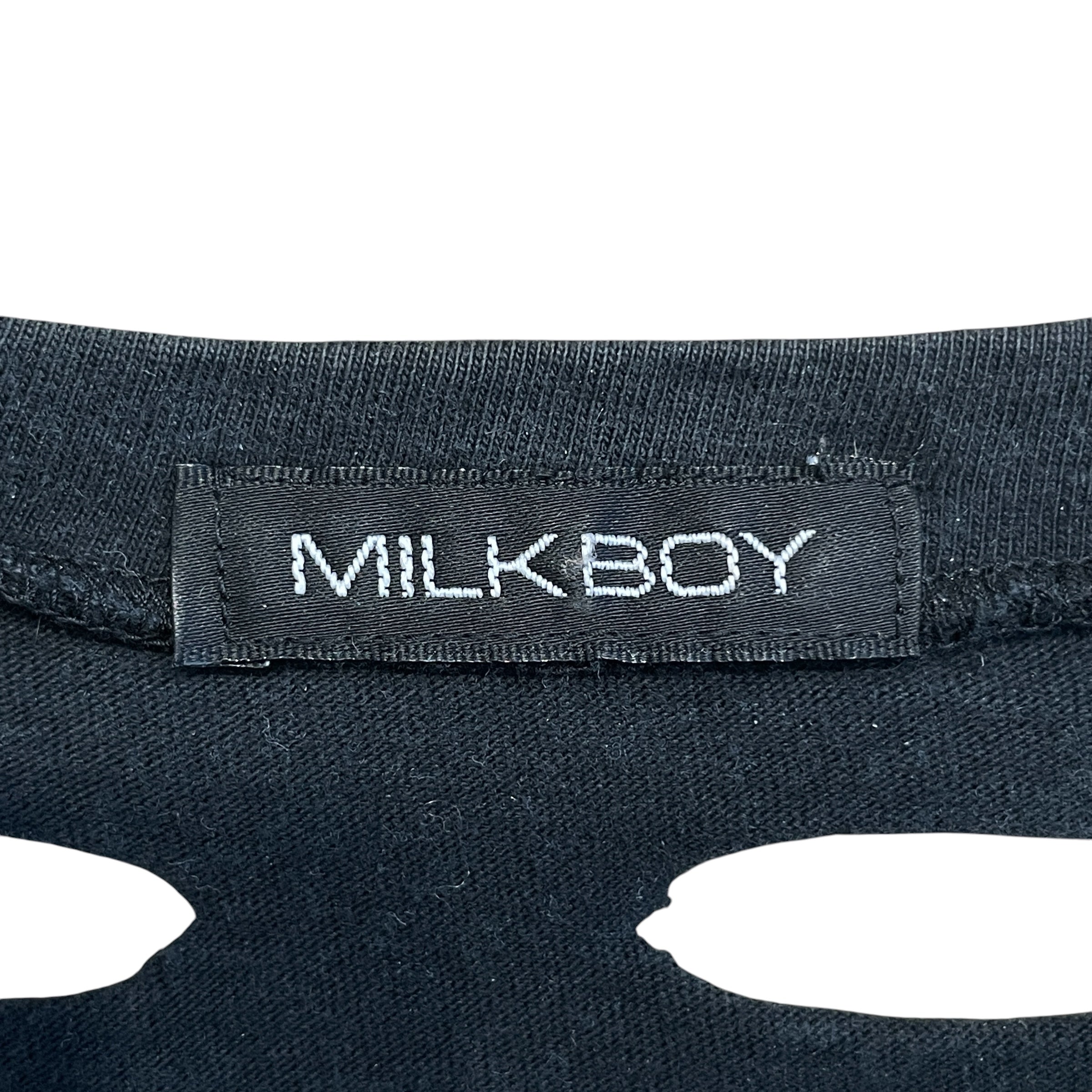 MILK BOY/T-Shirt/1/Cotton/BLK/Graphic/Lord's prayer t shirt view 3
