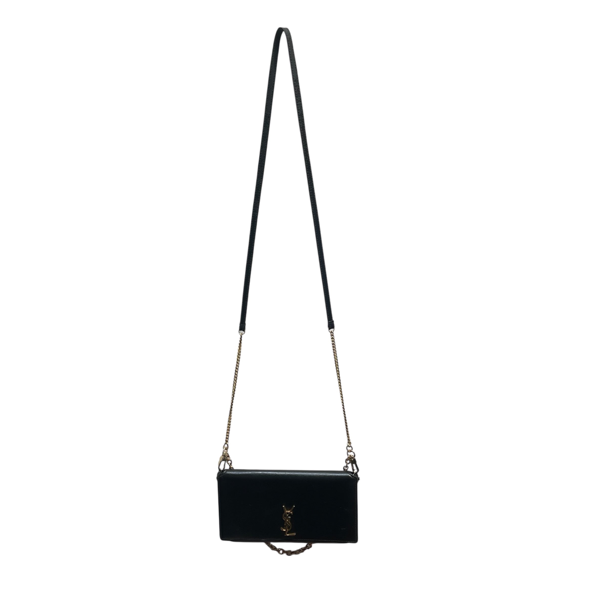 SAINT LAURENT/Clutch Bag/OS/Leather/BLK/ view 1