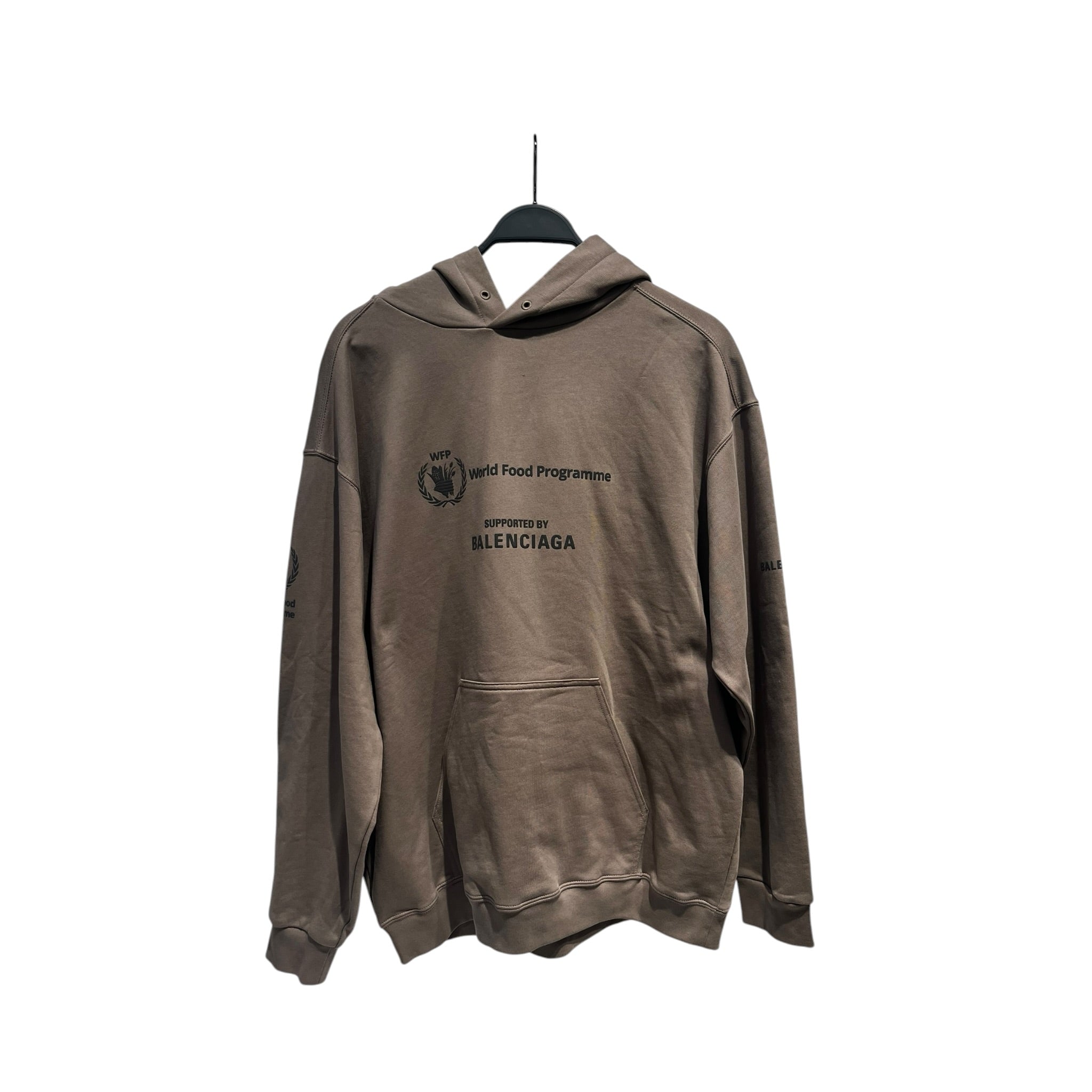 BALENCIAGA/Hoodie/XL/Cotton/BEG/World Food Program view 1