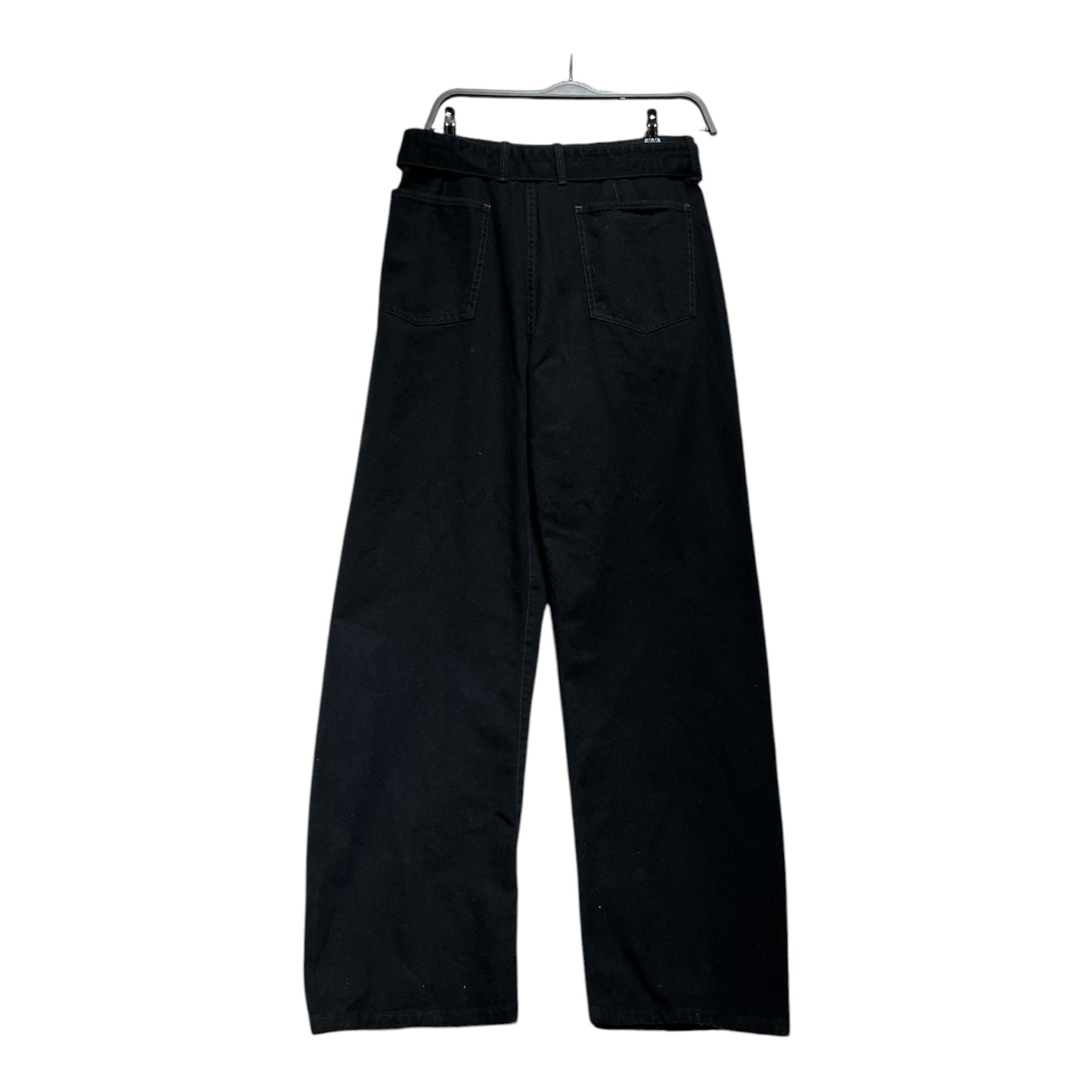 LEMAIRE/Straight Pants/S/Cotton/BLK/SPIRAL CUT view 2