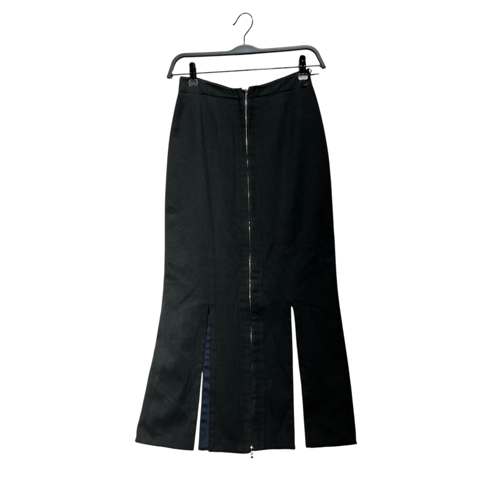 ALAIA/Long Skirt/6/Cotton/BLK/ view 1