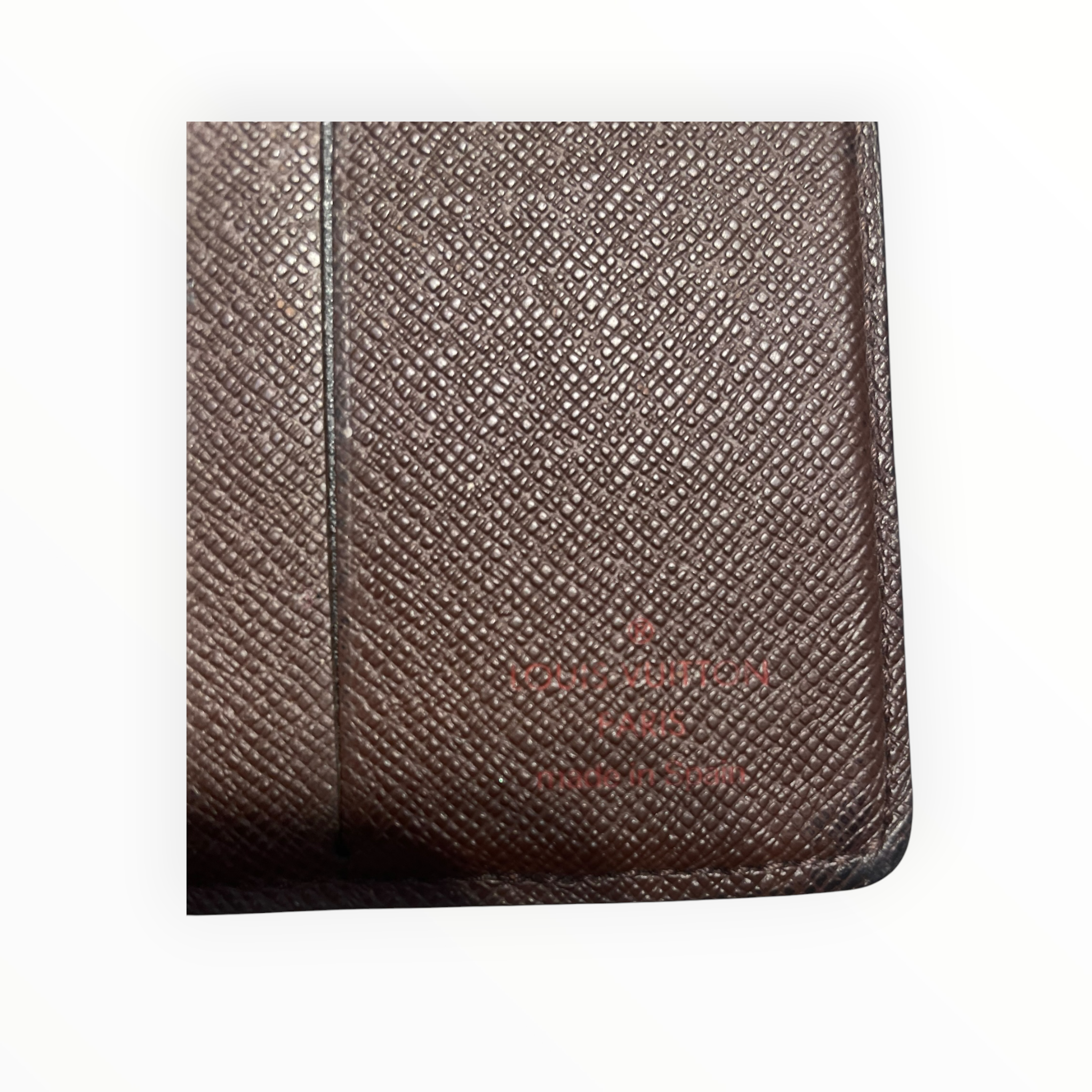 LOUIS VUITTON/Bifold Wallet/Monogram/Leather/BRW/M's/damier ebene view 4