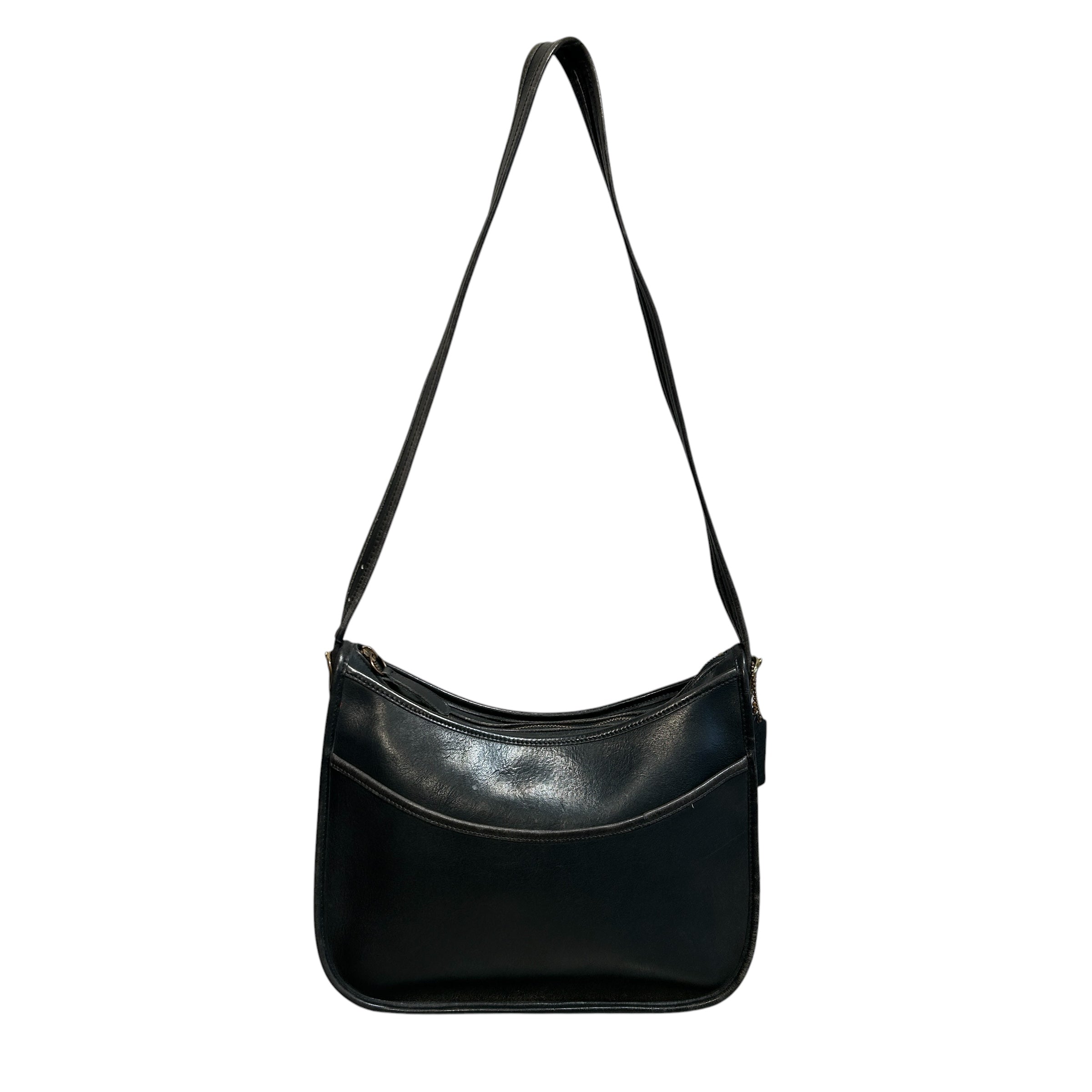 COACH/Hand Bag/Leather/BLK/VTG CLASSIC HOBO view 2